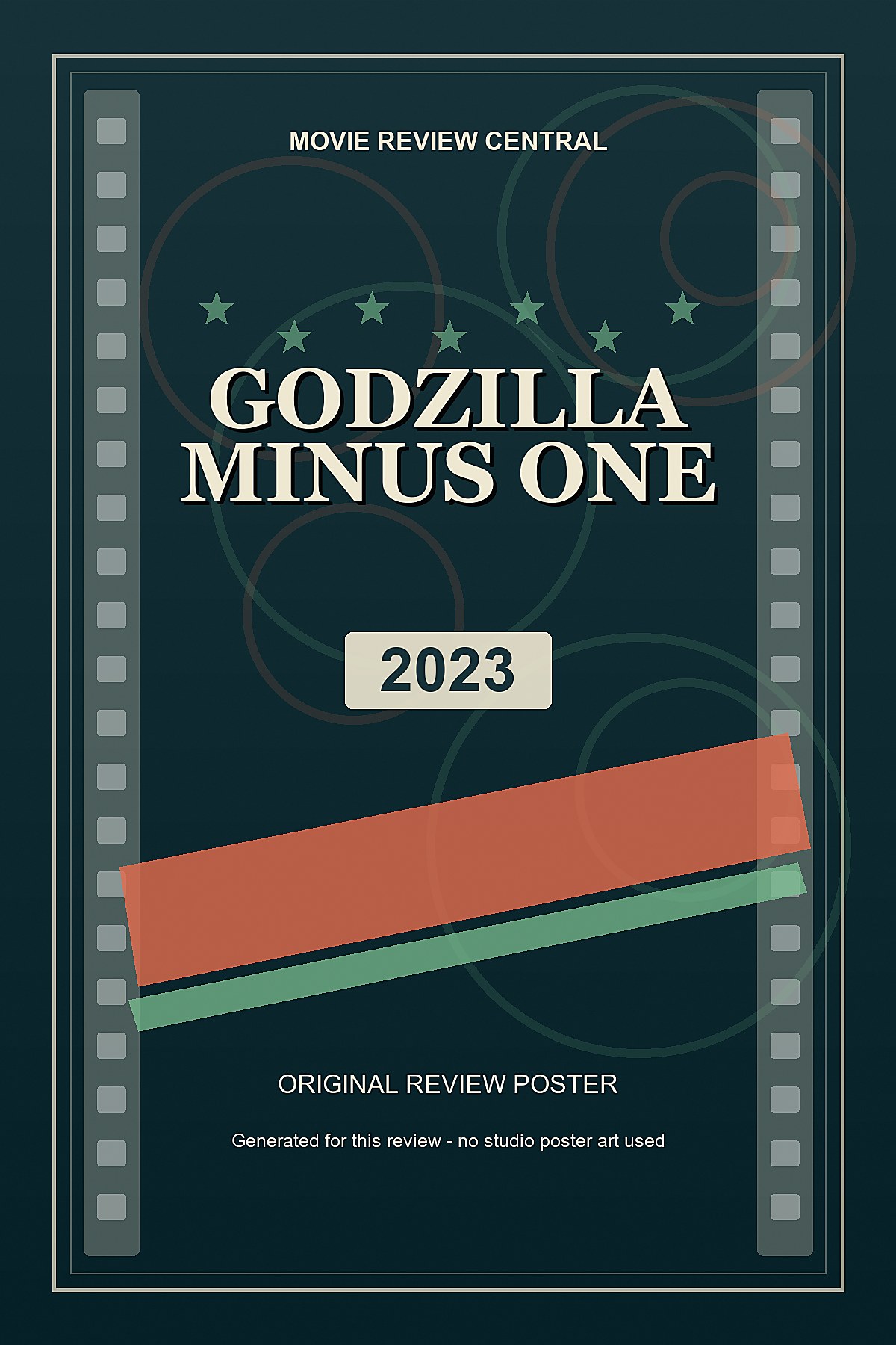 Godzilla Minus One (2023) - original review poster Godzilla Minus One (2023) - original review poster