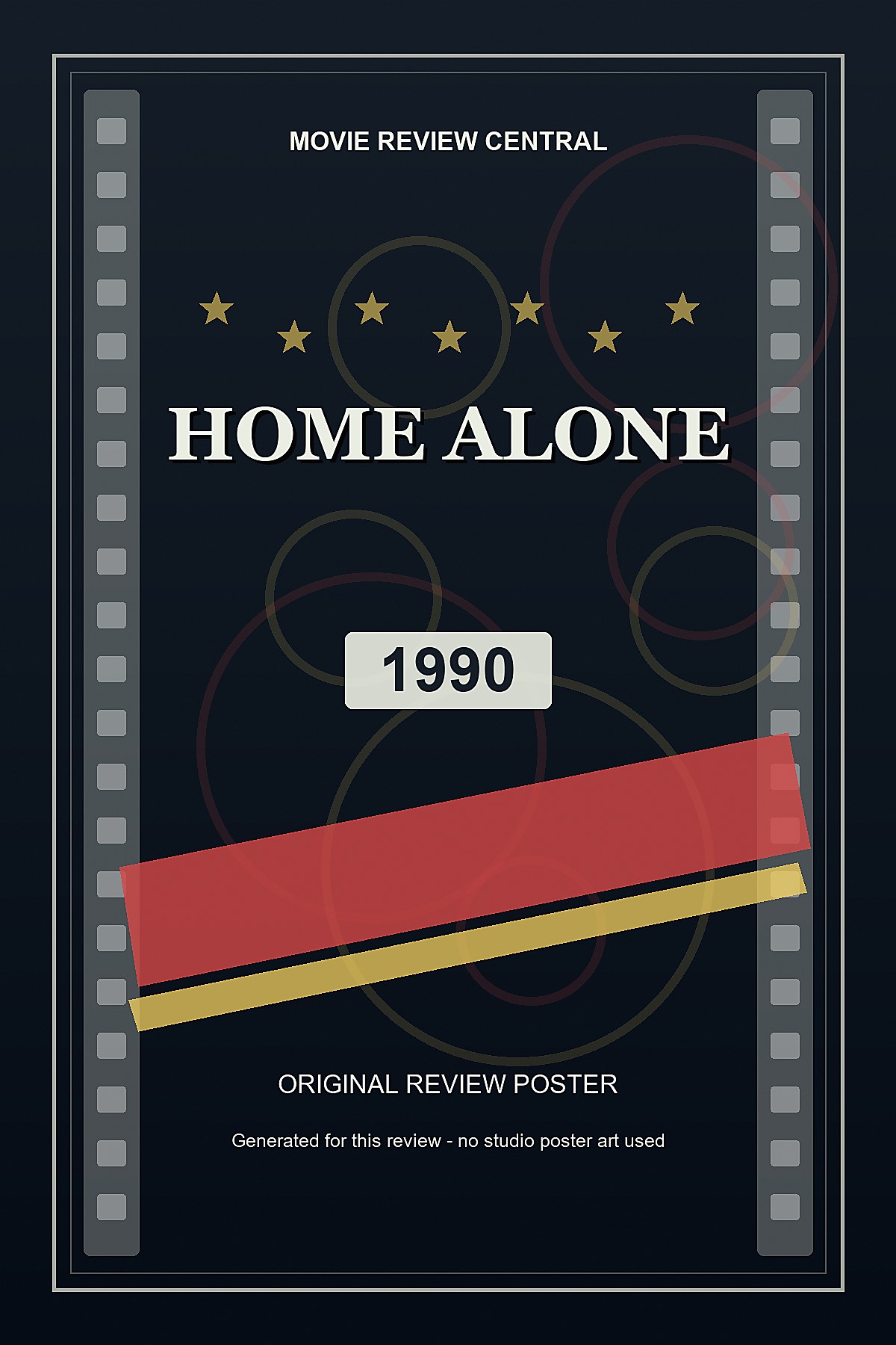 Home Alone (1990) - original review poster Home Alone (1990) - original review poster