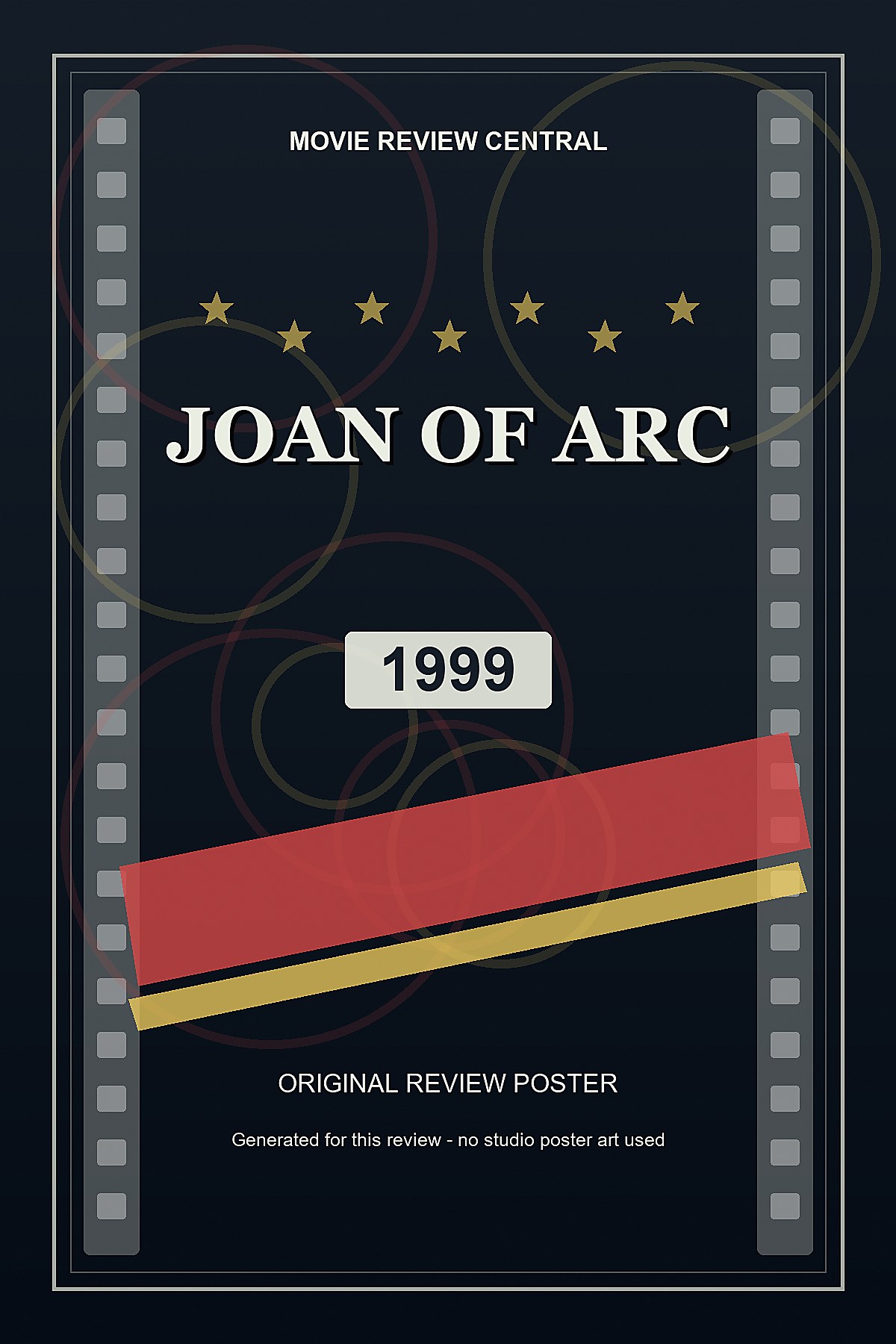 Joan of Arc (1999) - original review poster Joan of Arc (1999) - original review poster