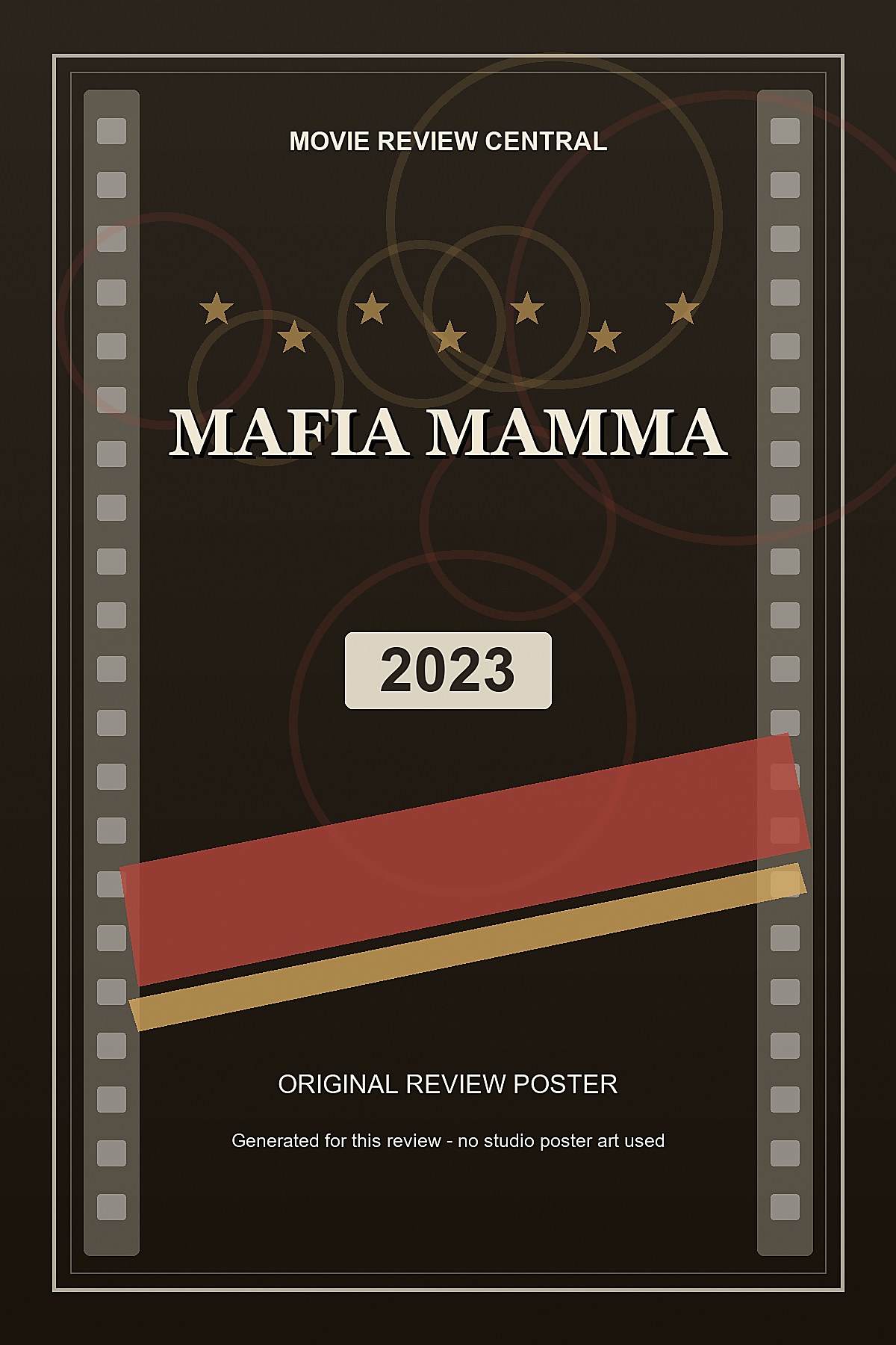 Mafia Mamma (2023) - original review poster Mafia Mamma (2023) - original review poster