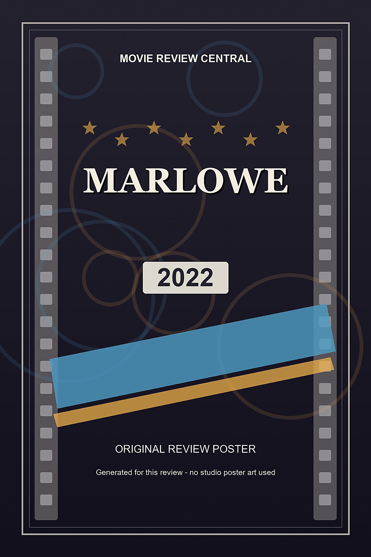 Marlowe (2022) - original review poster Marlowe (2022) - original review poster