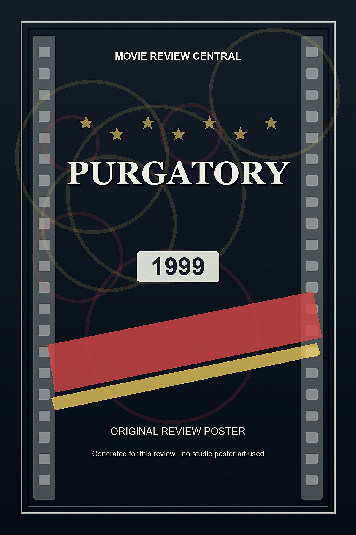 Purgatory (1999) - original review poster Purgatory (1999) - original review poster