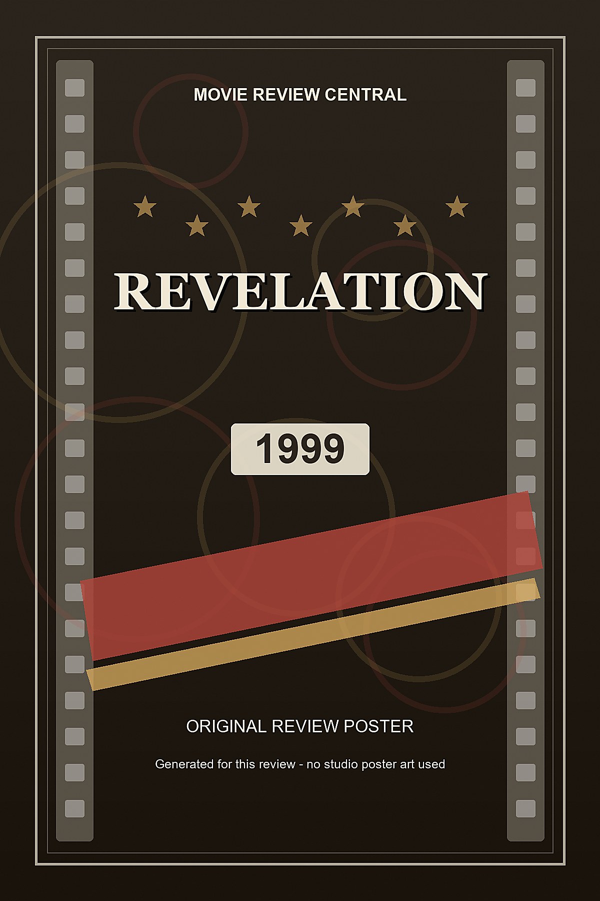 Revelation (1999) - original review poster Revelation (1999) - original review poster