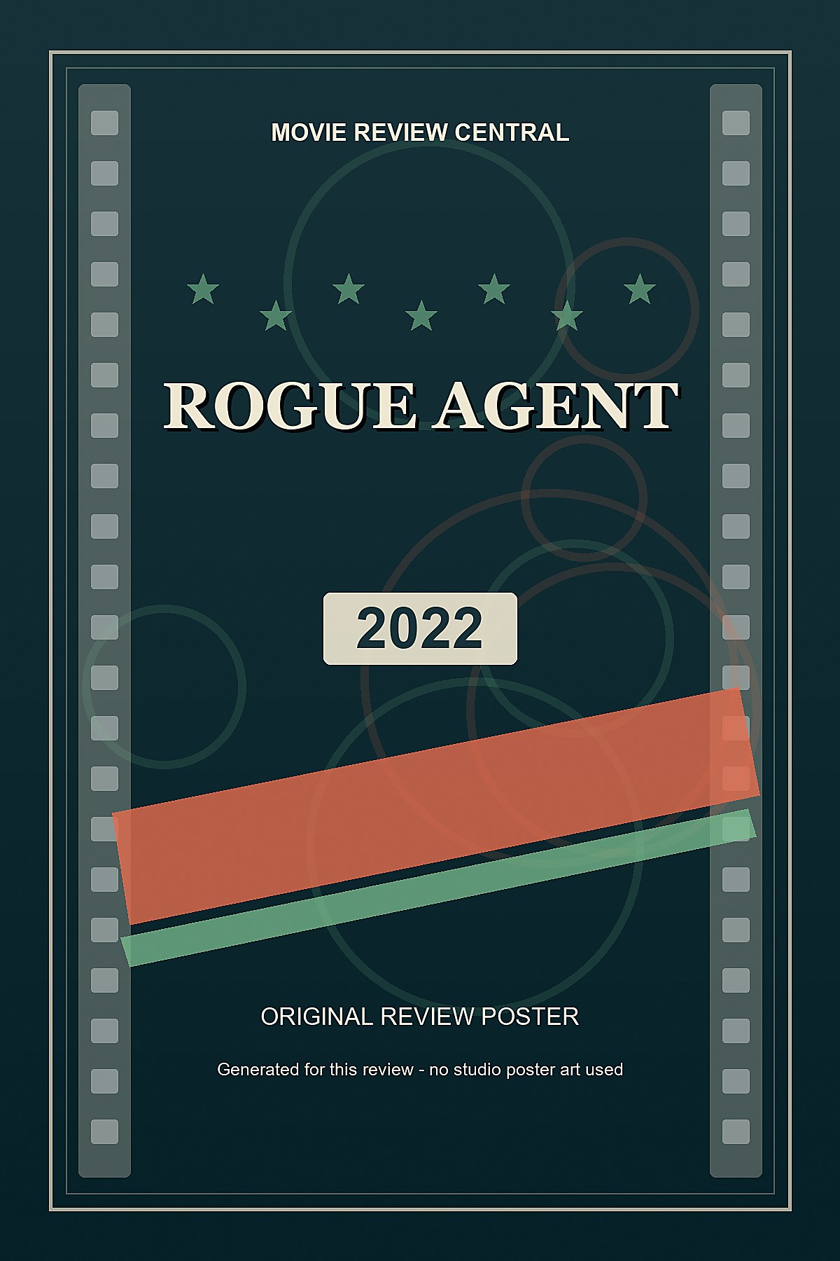 Rogue Agent (2022) - original review poster Rogue Agent (2022) - original review poster
