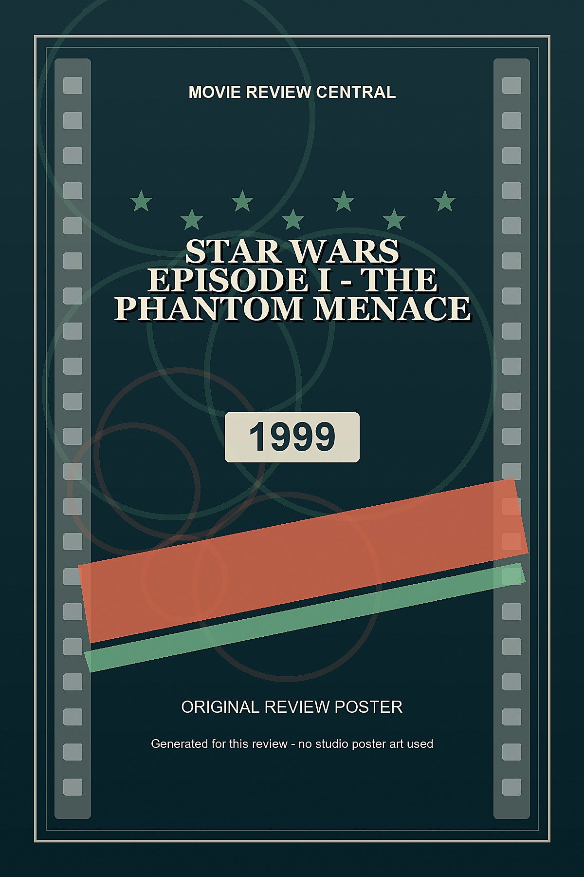 Star Wars: Episode I - The Phantom Menace (1999) - original review poster Star Wars: Episode I - The Phantom Menace (1999) - original review poster