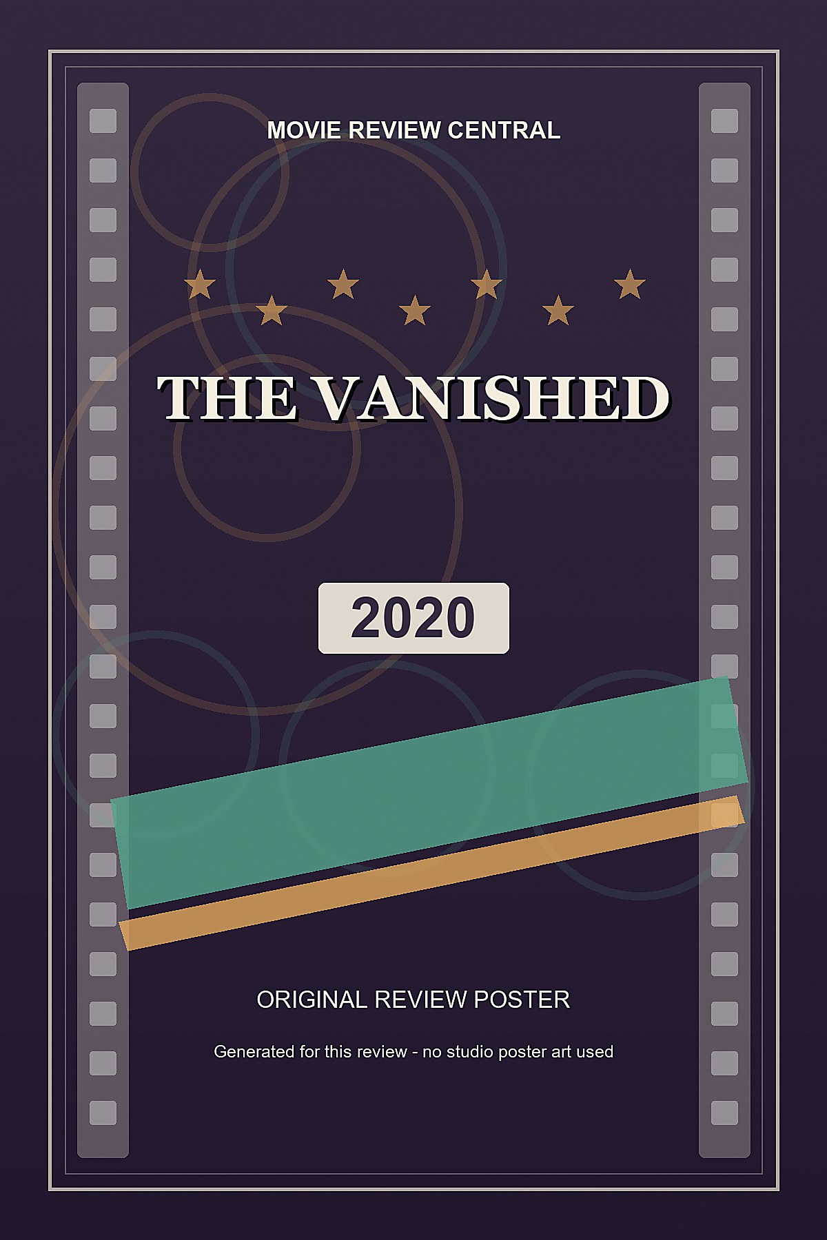 The Vanished (2020) - original review poster The Vanished (2020) - original review poster