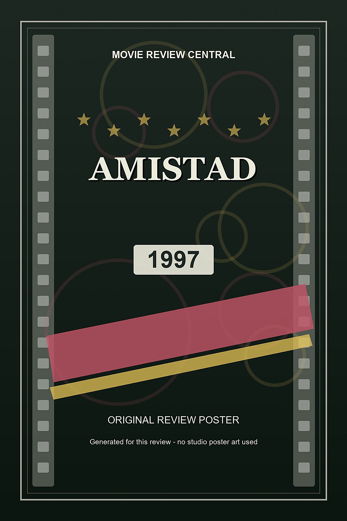 Amistad (1997) - original review poster