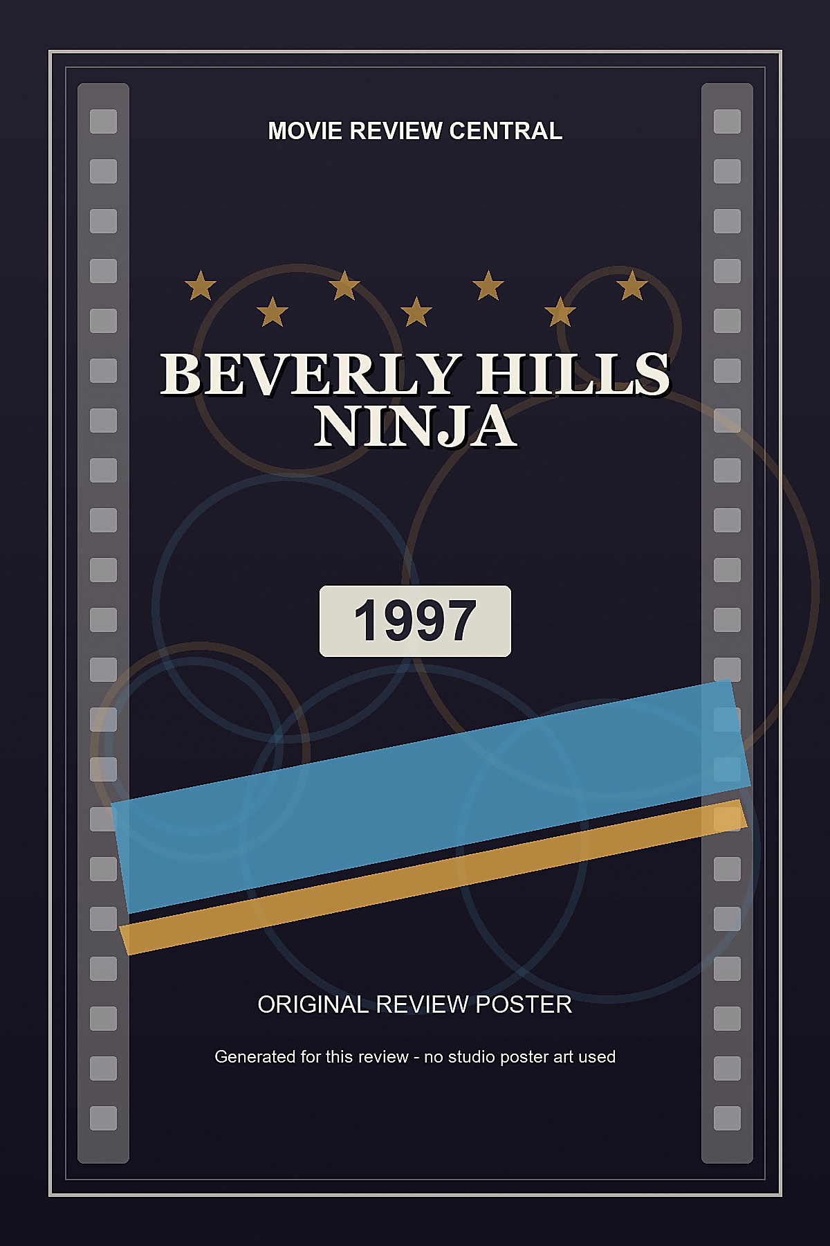 Beverly Hills Ninja (1997) - original review poster