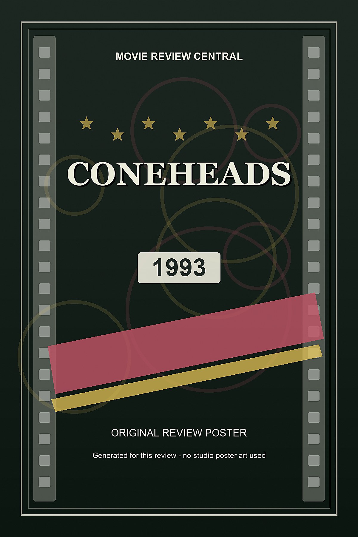 Coneheads (1993) - original review poster Coneheads (1993) - original review poster