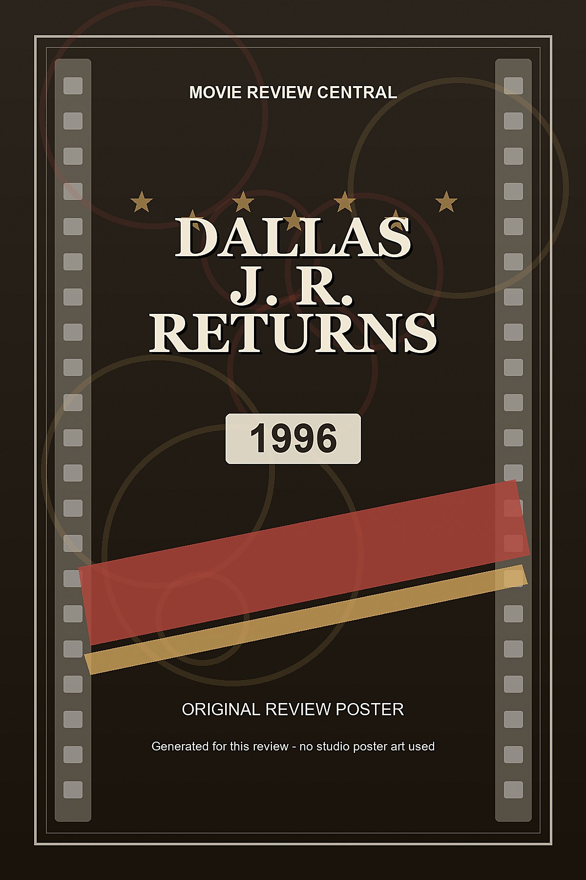 Dallas: J. R. Returns (1996) - original review poster