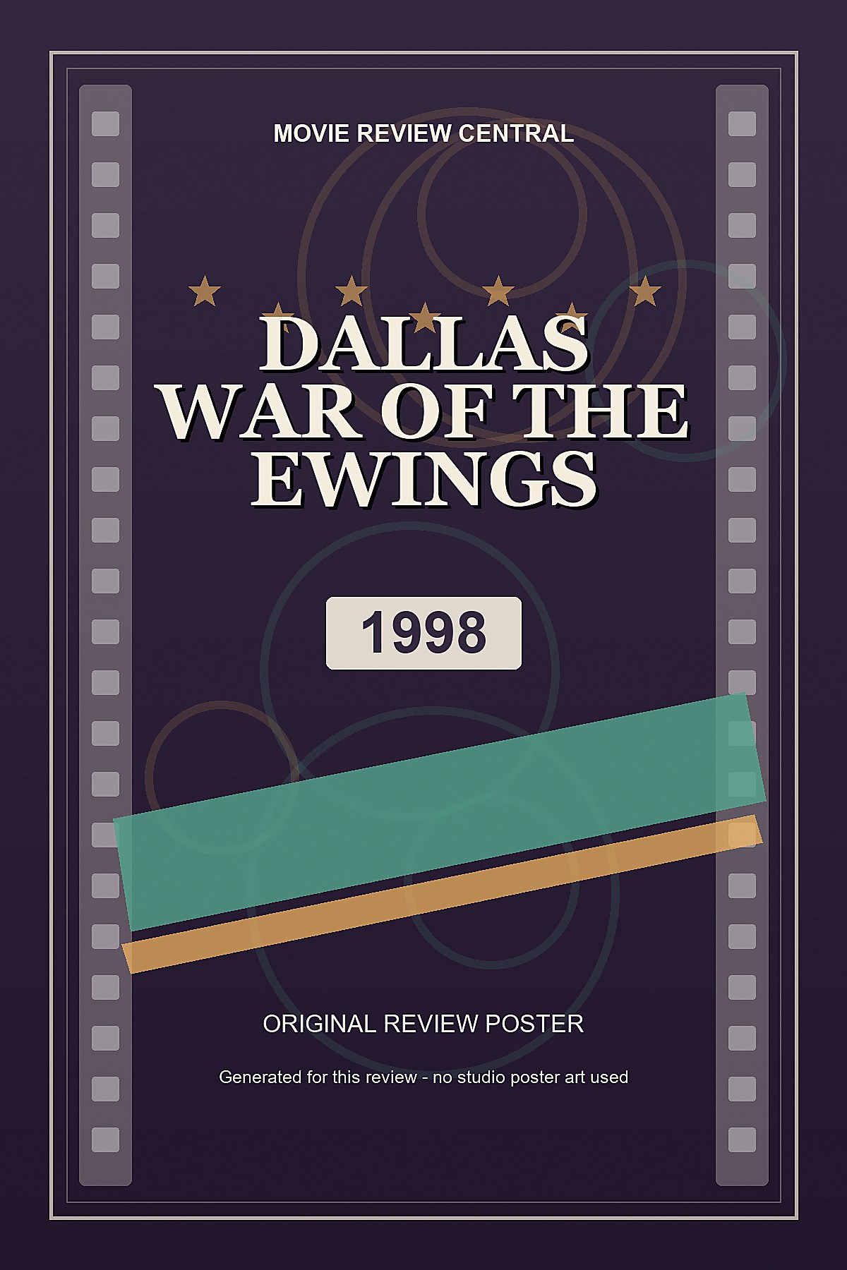 Dallas: War of the Ewings (1998) - original review poster