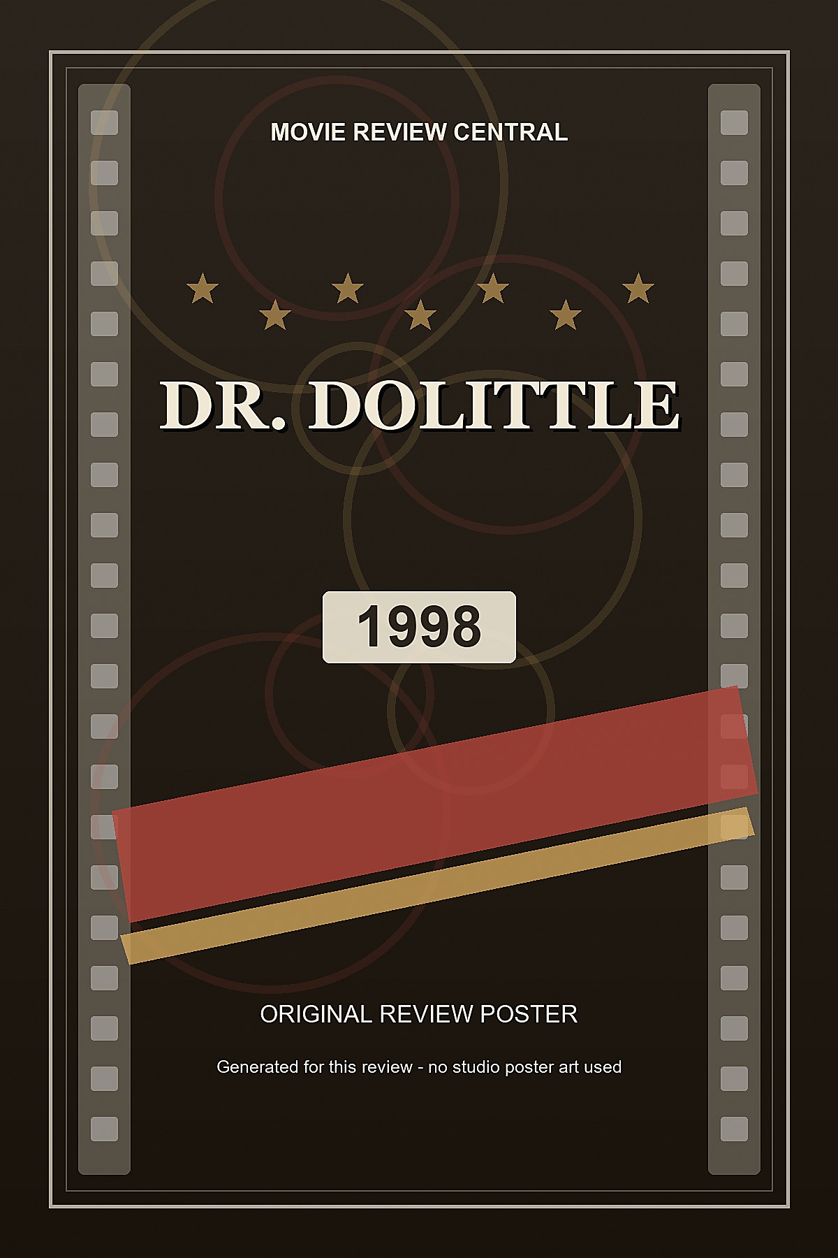 Dr. Dolittle (1998) - original review poster