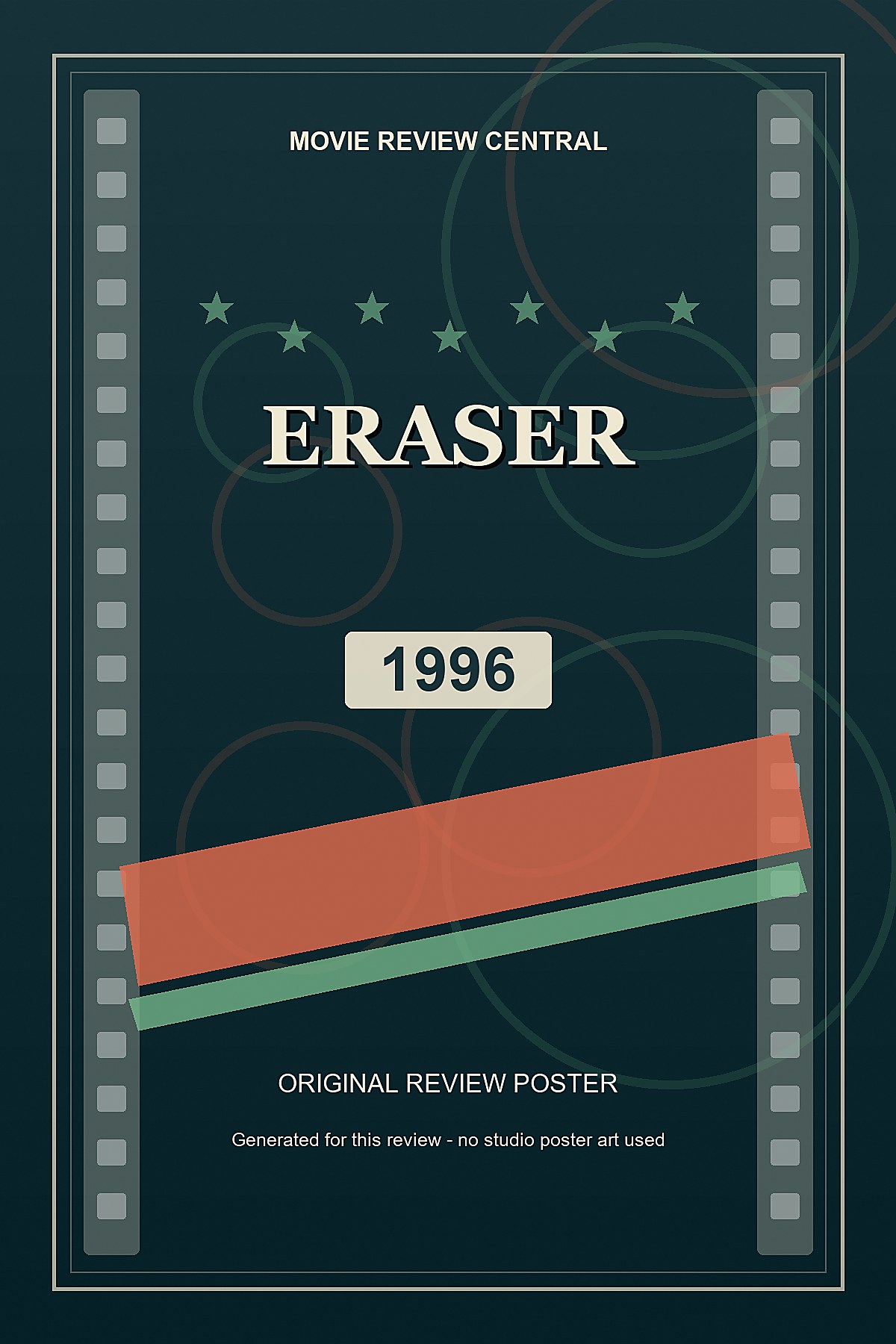 Eraser (1996) - original review poster