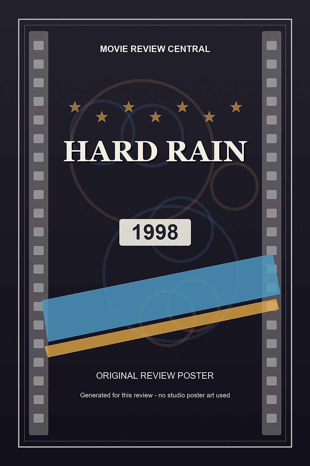 Hard Rain (1998) - original review poster