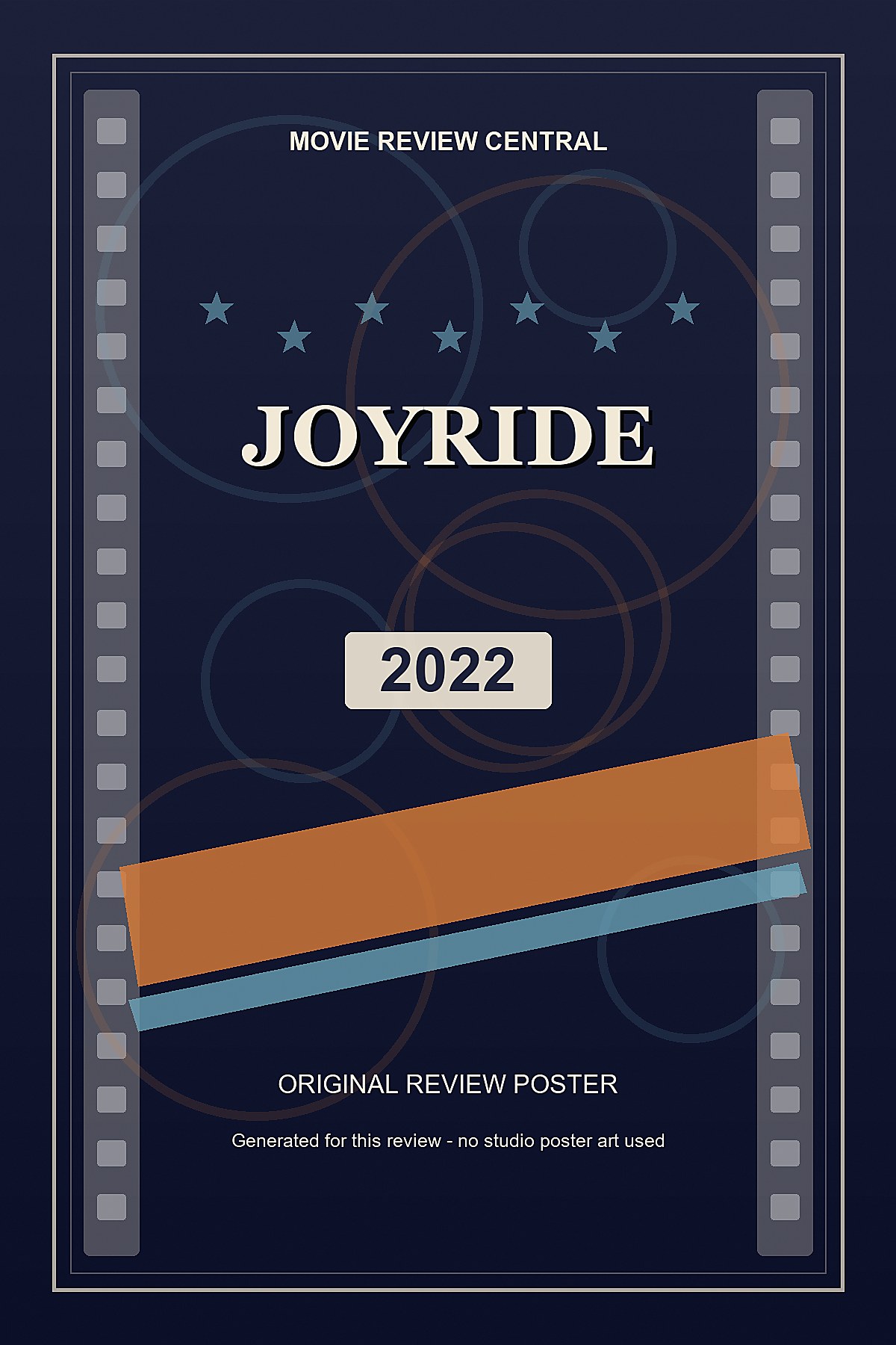 Joyride (2022) - original review poster Joyride (2022) - original review poster