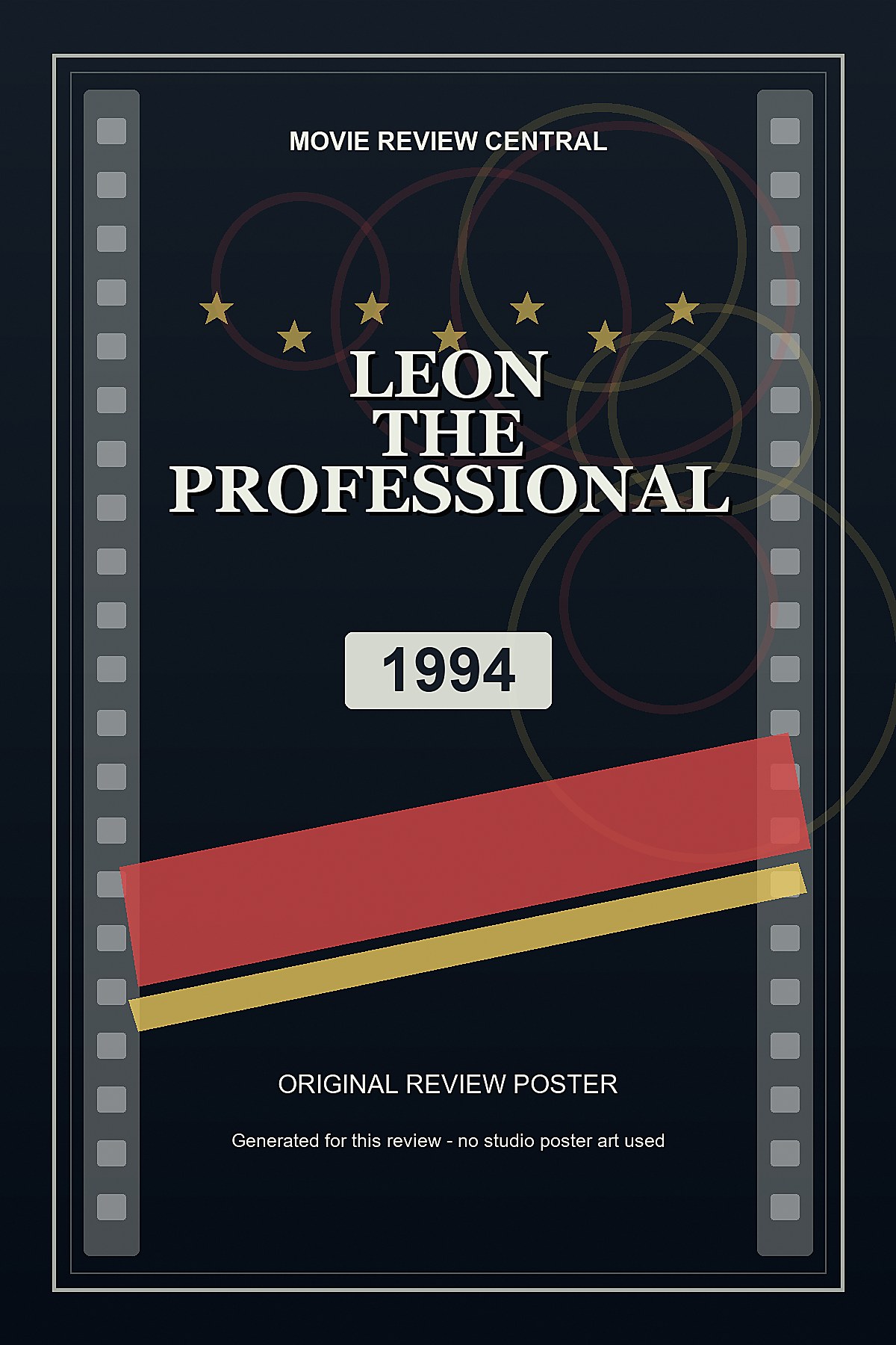 Leon: The Professional (1994) - original review poster