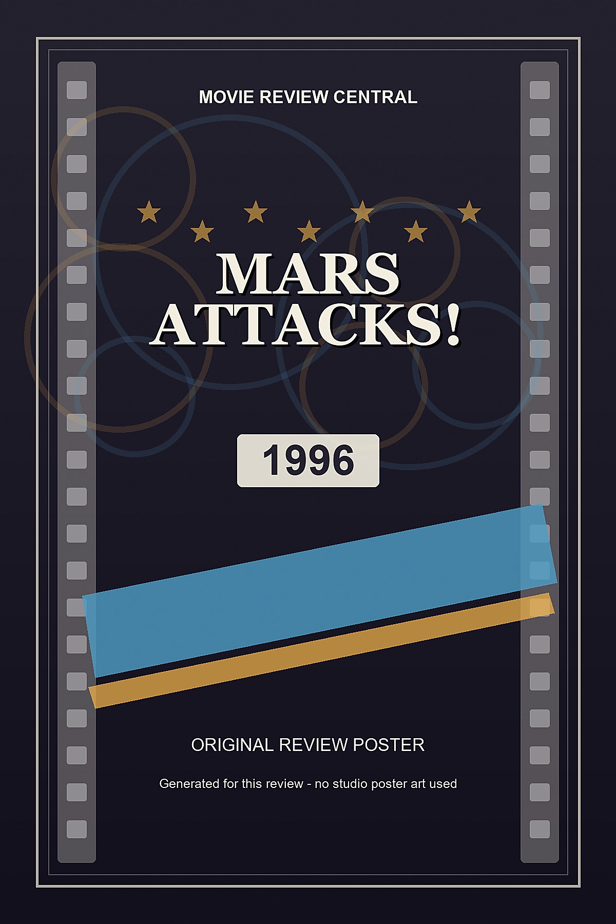 Mars Attacks! (1996) - original review poster