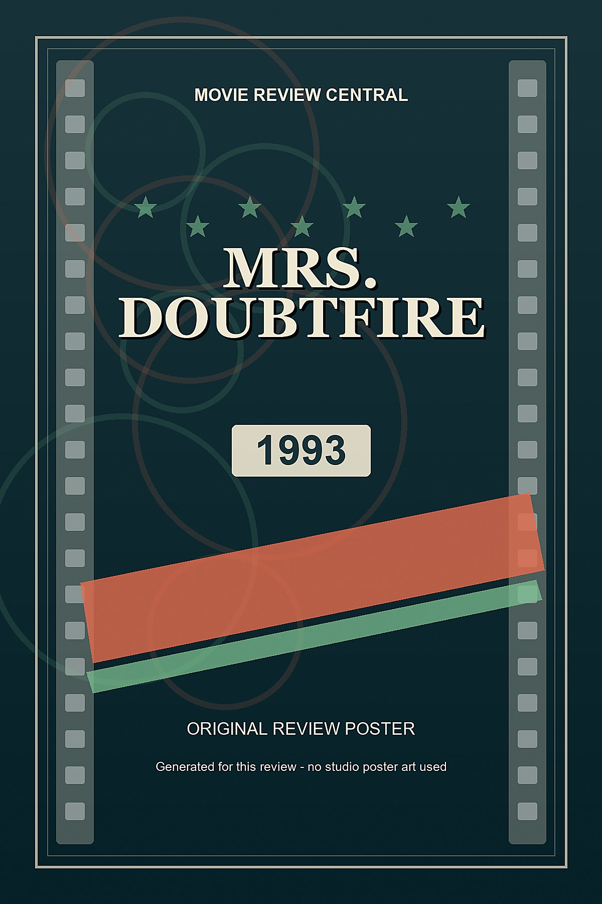 Mrs. Doubtfire (1993) - original review poster Mrs. Doubtfire (1993) - original review poster