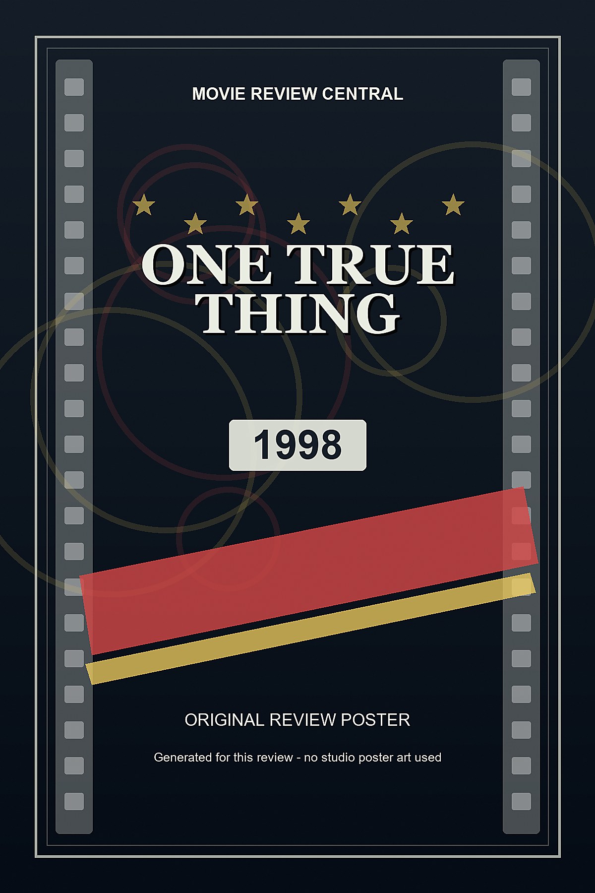 One True Thing (1998) - original review poster