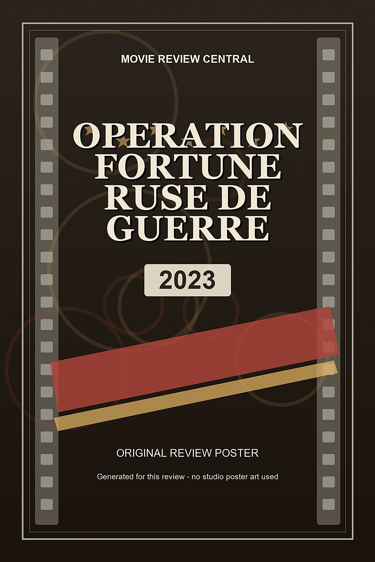 Operation Fortune: Ruse de Guerre (2023) - original review poster Operation Fortune: Ruse de Guerre (2023) - original review poster