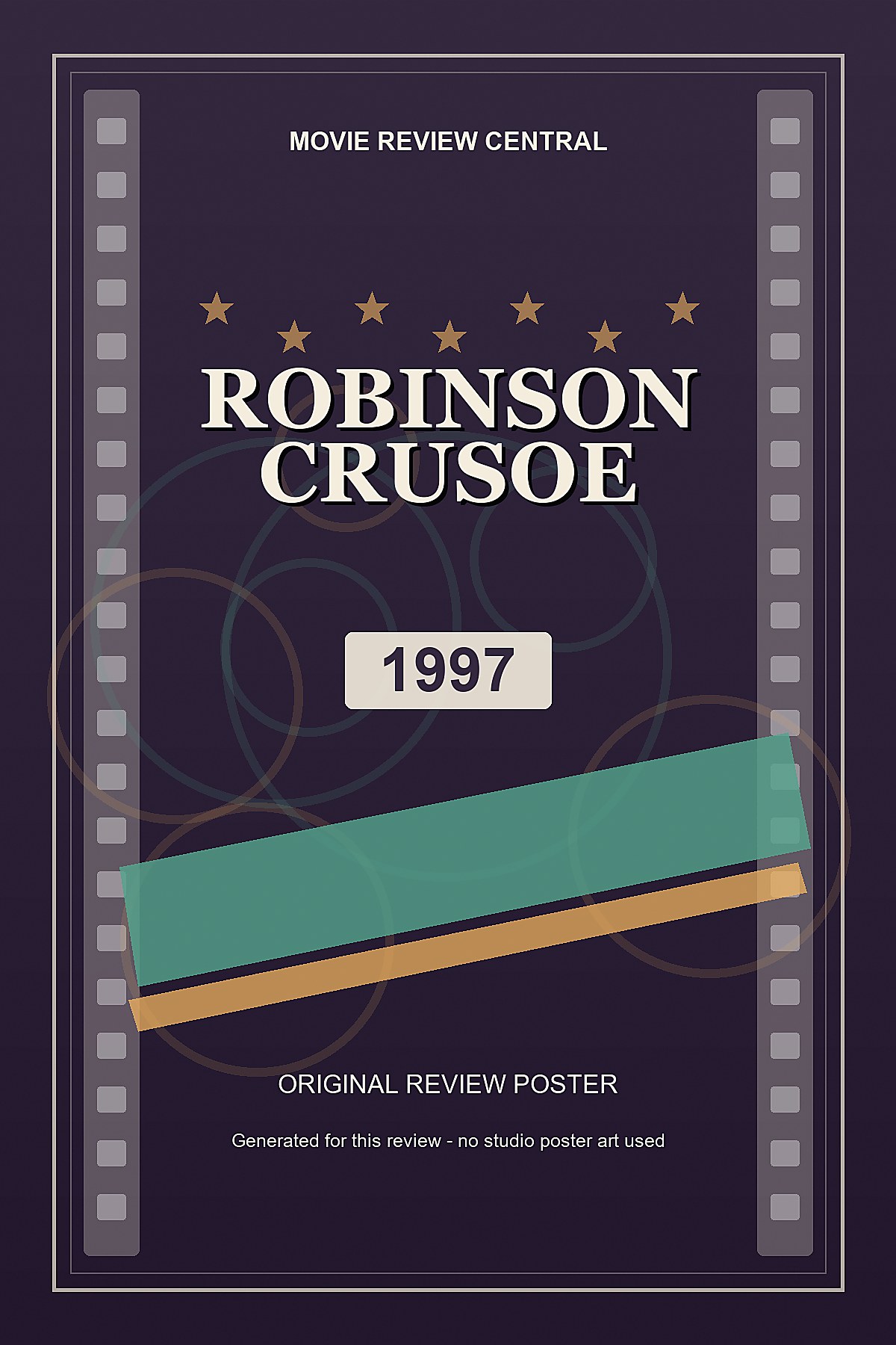 Robinson Crusoe (1997) - original review poster