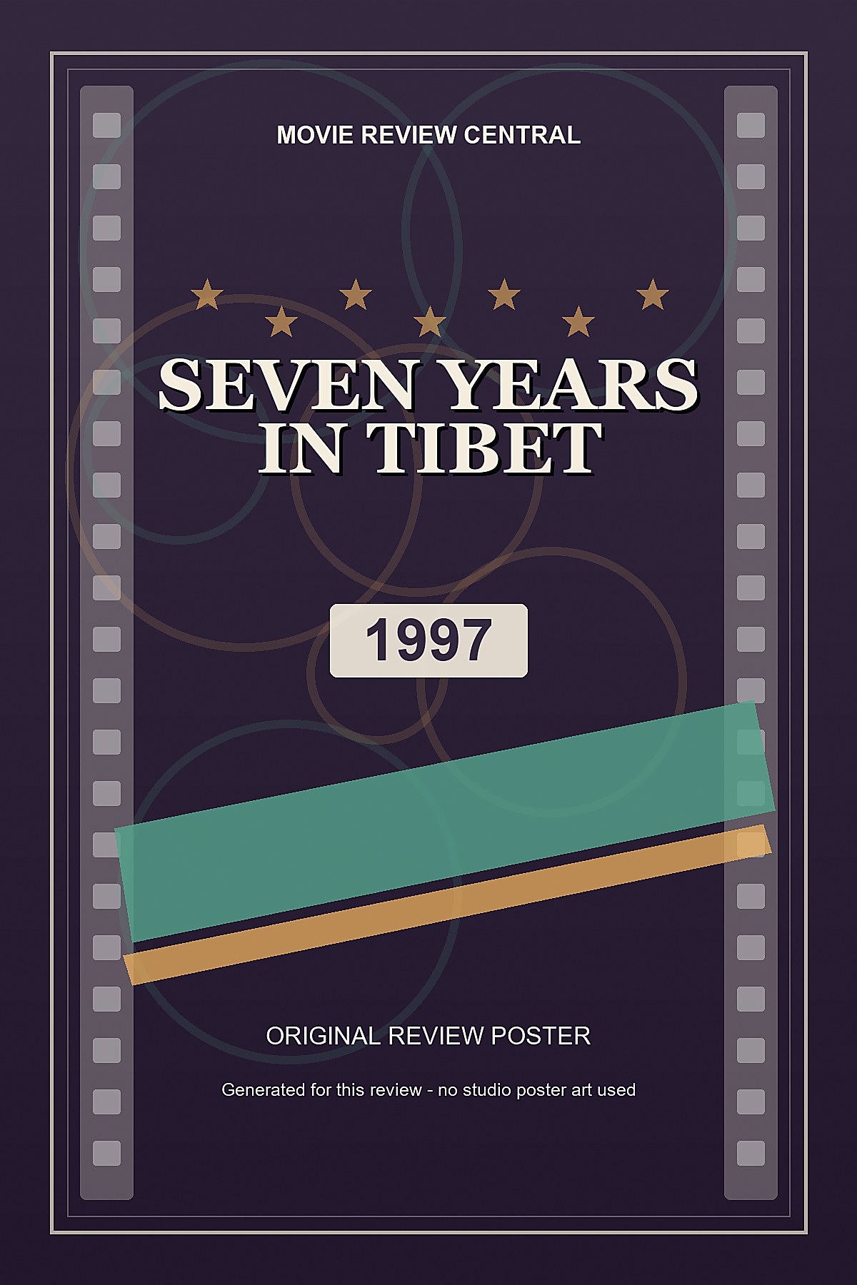 Seven Years in Tibet (1997) - original review poster