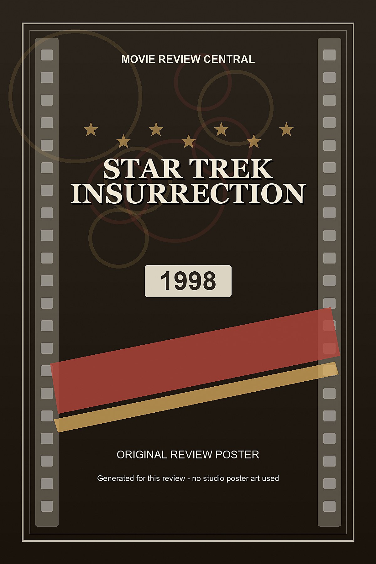 Star Trek: Insurrection (1998) - original review poster