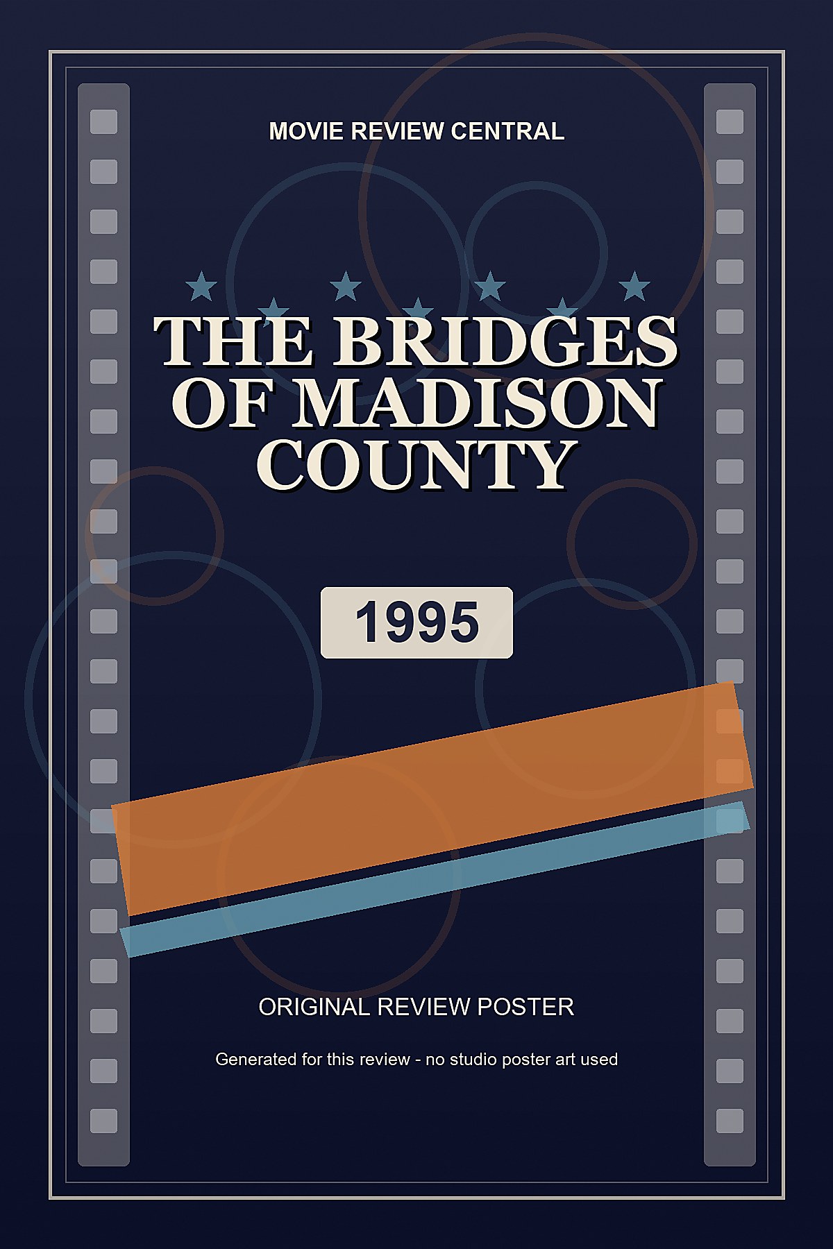 The Bridges of Madison County (1995) - original review poster The Bridges of Madison County (1995) - original review poster