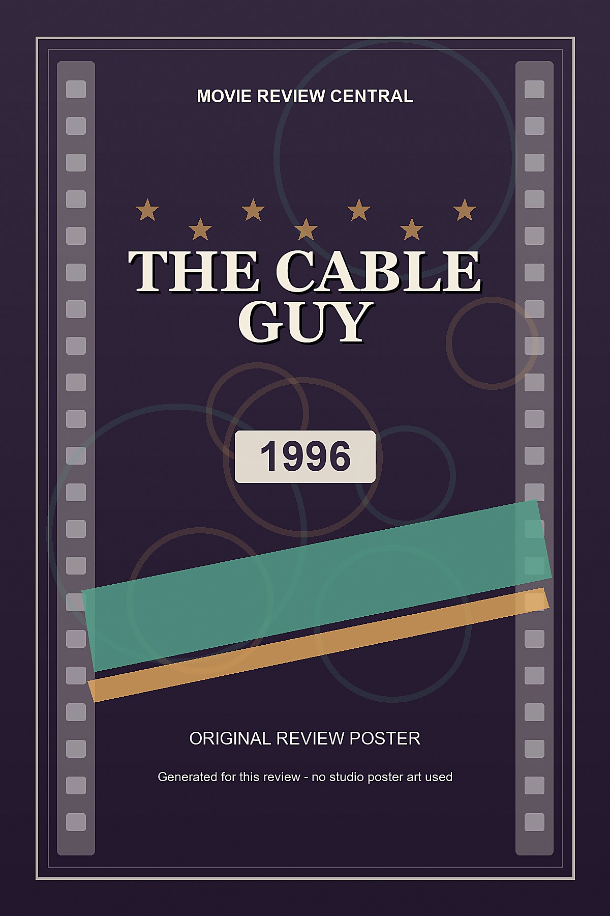 The Cable Guy (1996) - original review poster