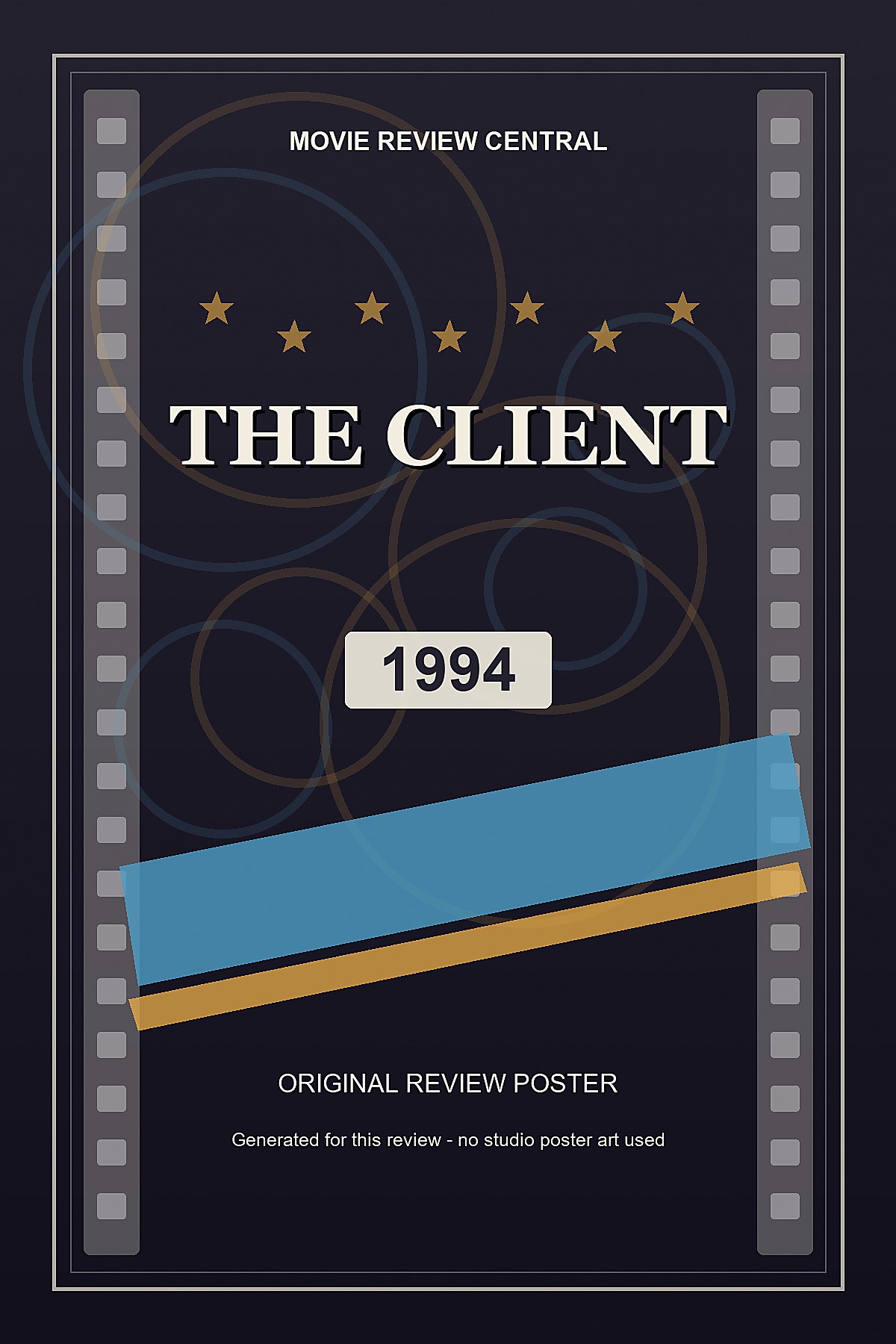 The Client (1994) - original review poster