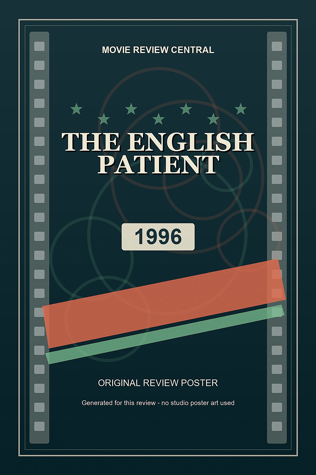 The English Patient (1996) - original review poster