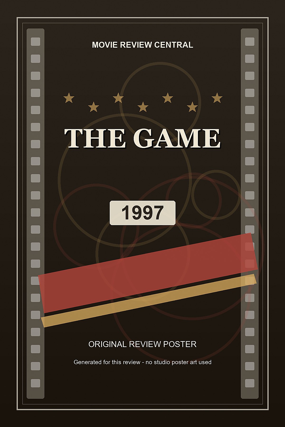The Game (1997) - original review poster