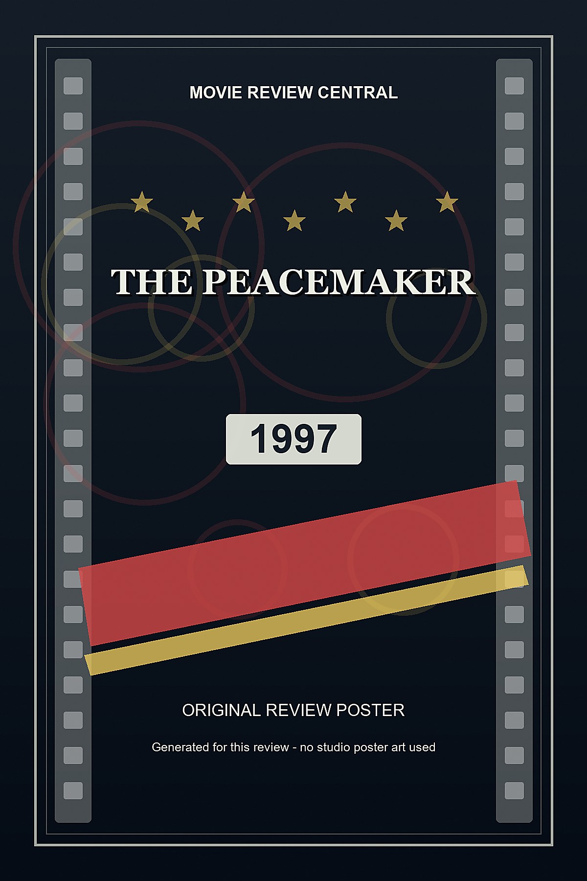 The Peacemaker (1997) - original review poster