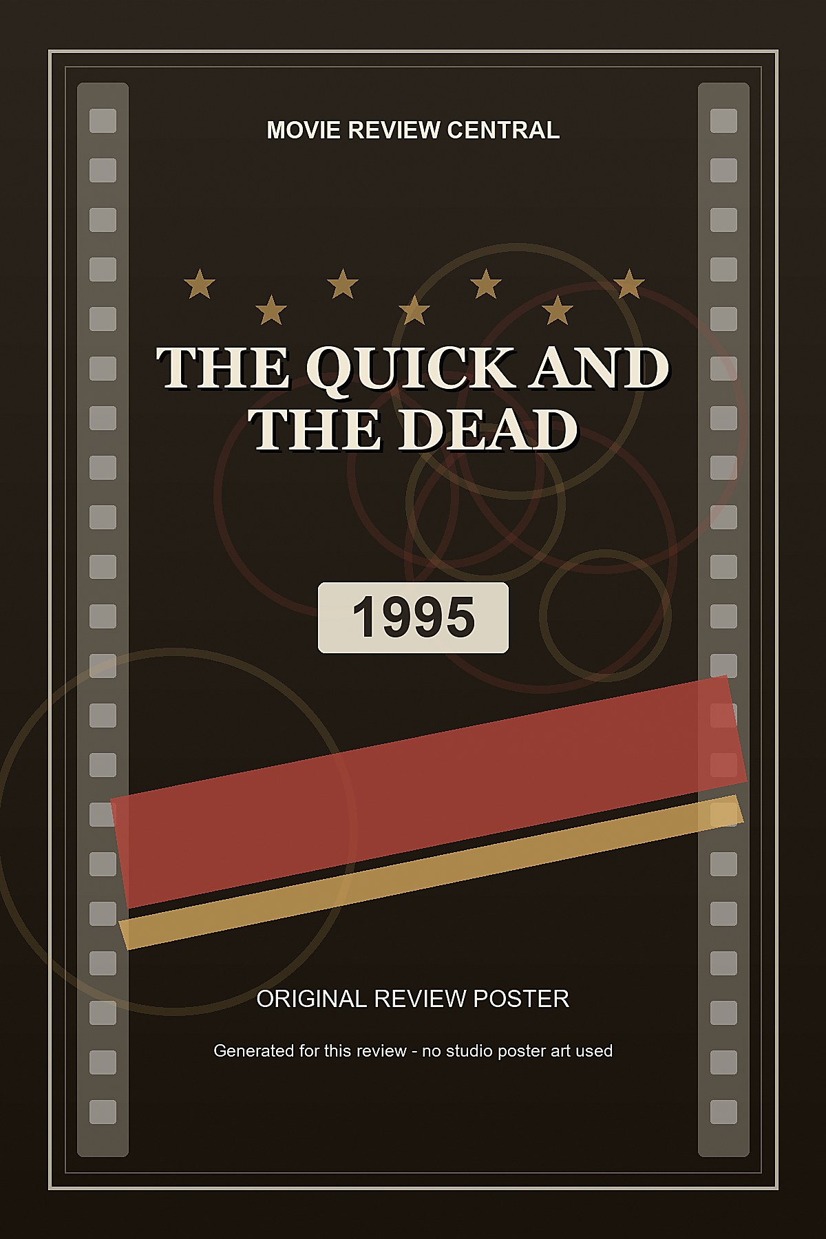 The Quick and the Dead (1995) - original review poster