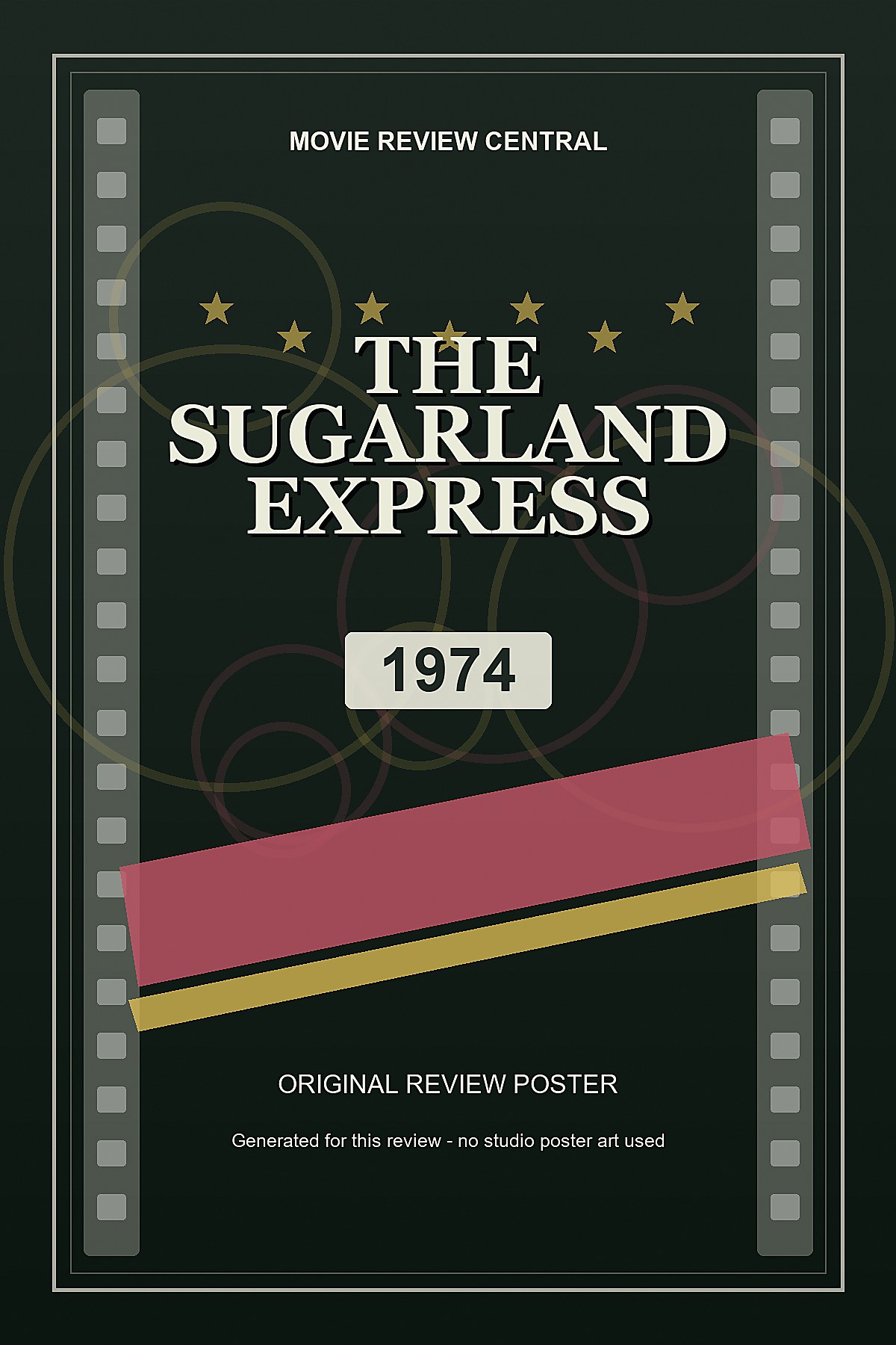 The Sugarland Express (1974) - original review poster