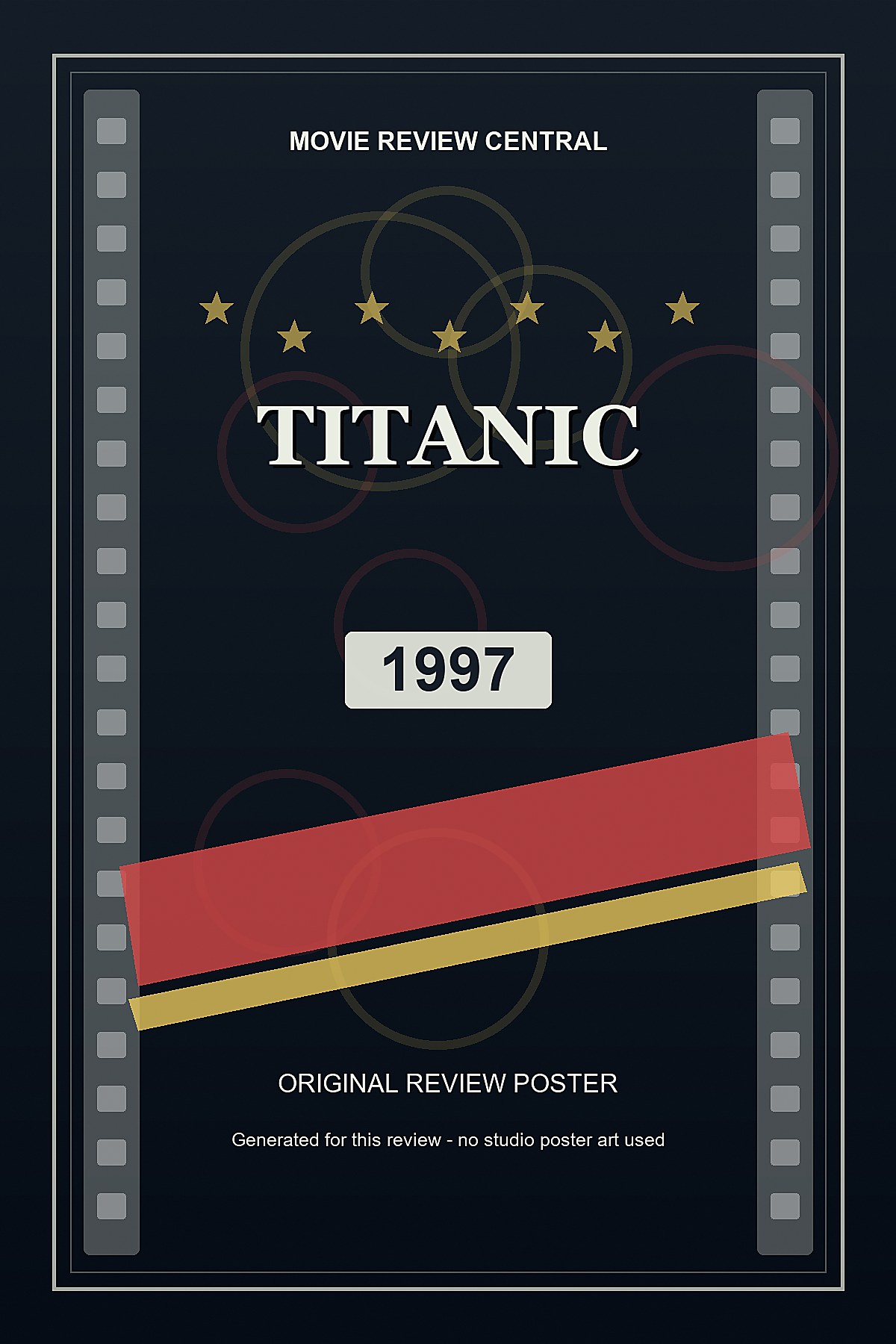 Titanic (1997) - original review poster