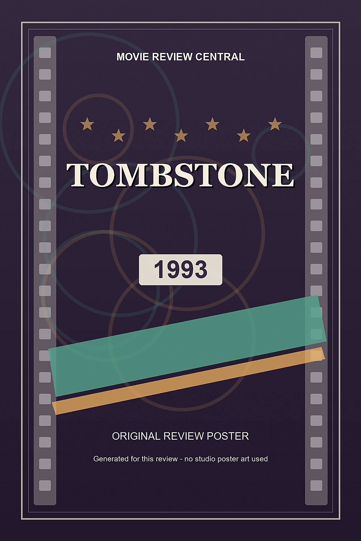 Tombstone (1993) - original review poster Tombstone (1993) - original review poster