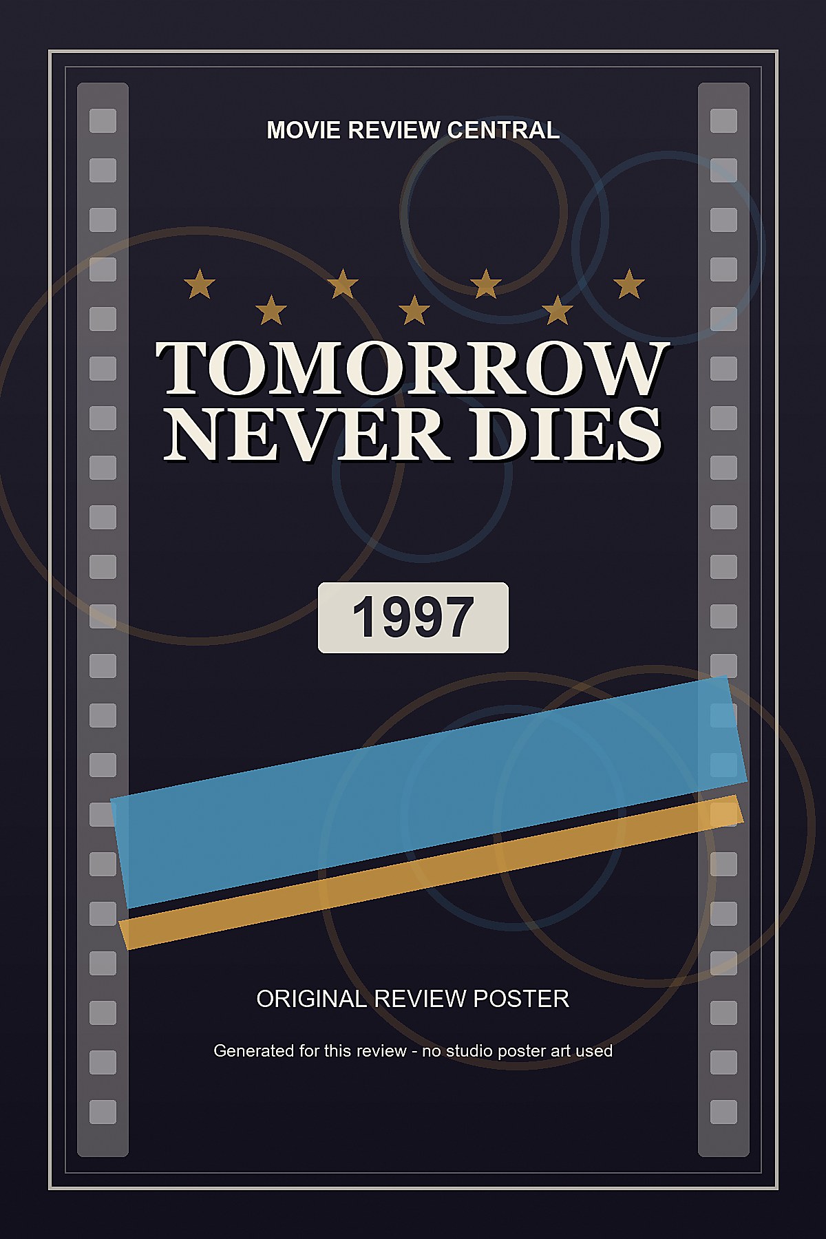 Tomorrow Never Dies (1997) - original review poster