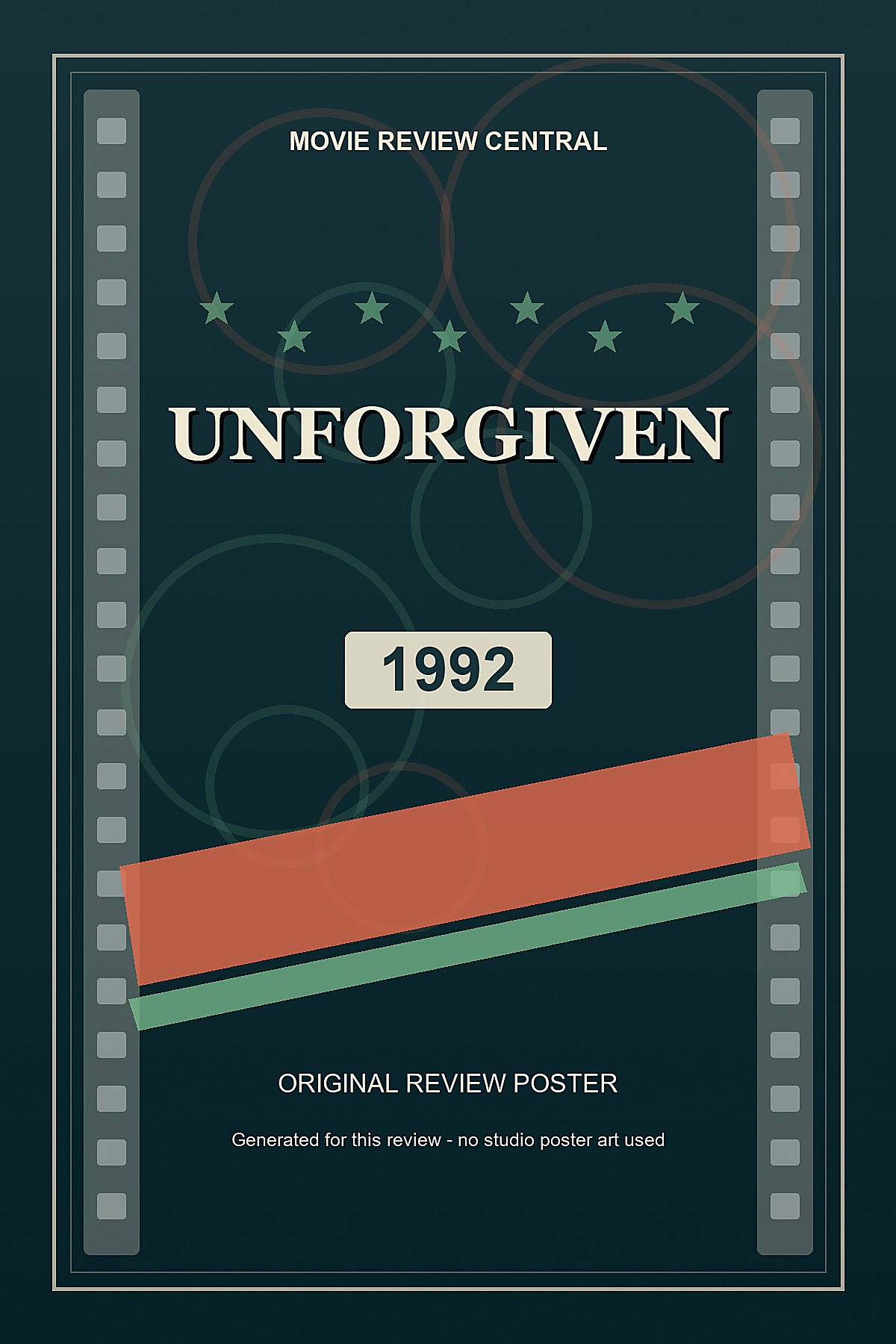 Unforgiven (1992) - original review poster