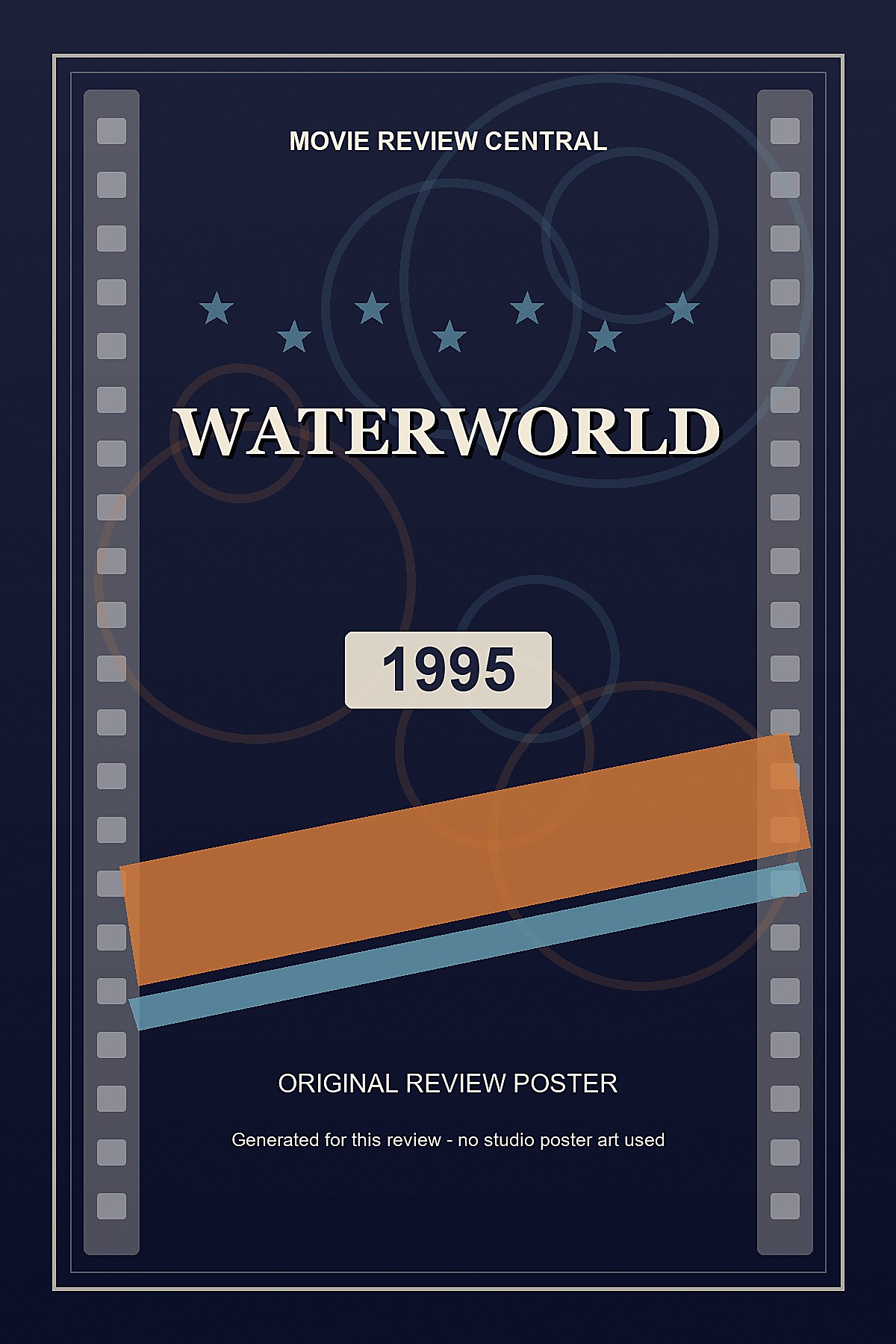 Waterworld (1995) - original review poster Waterworld (1995) - original review poster