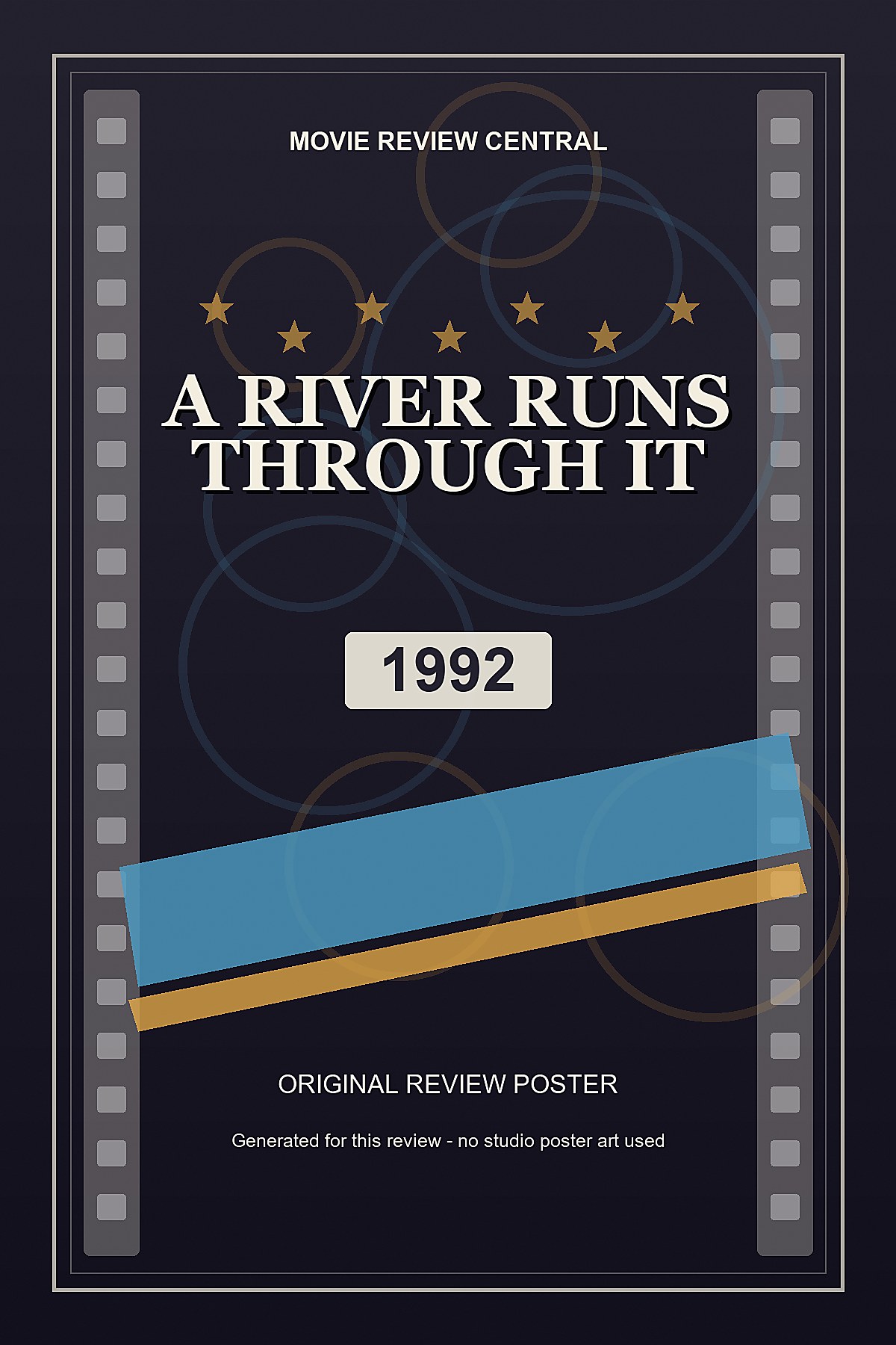 A River Runs Through It (1992) - original review poster