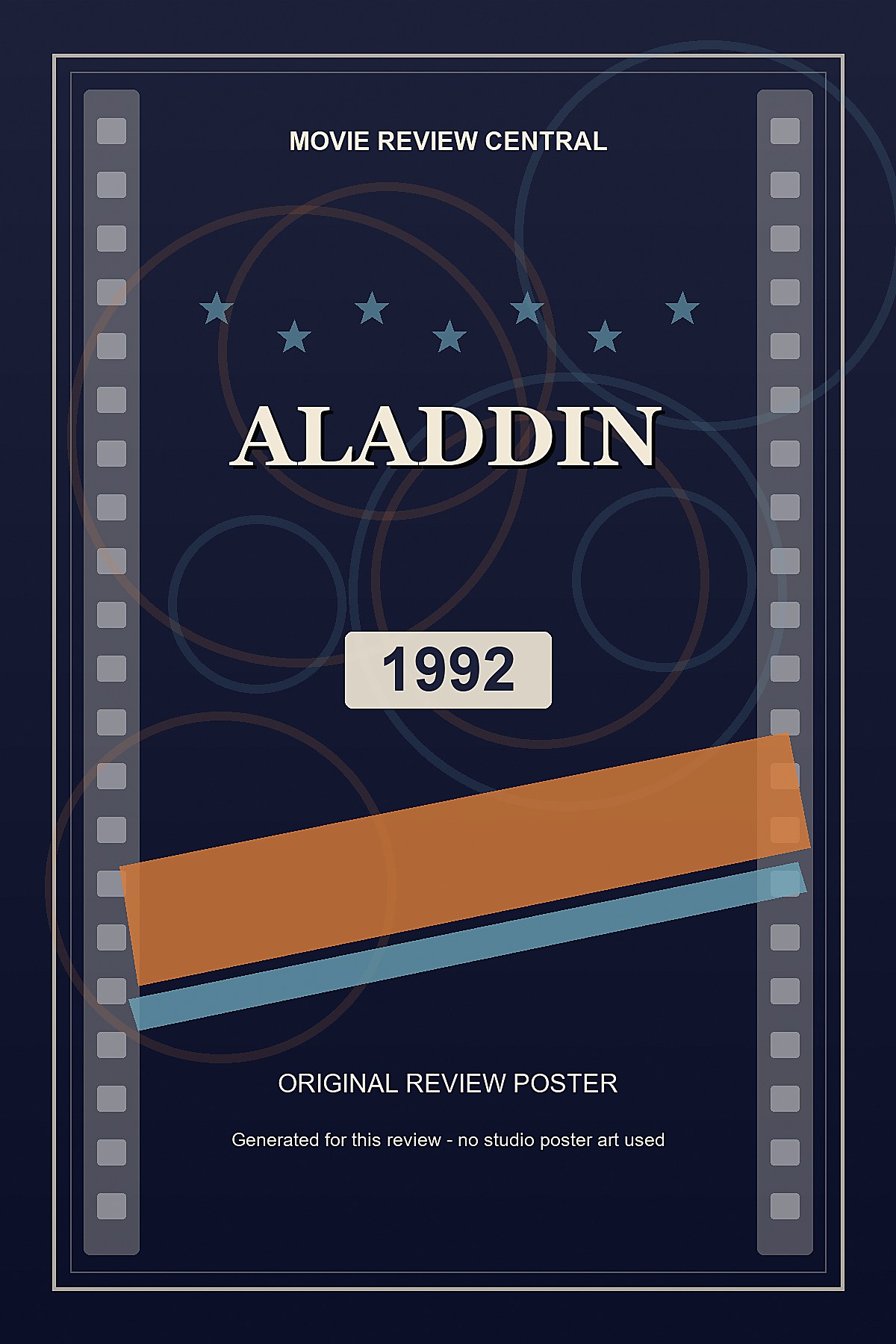 Aladdin (1992) - original review poster