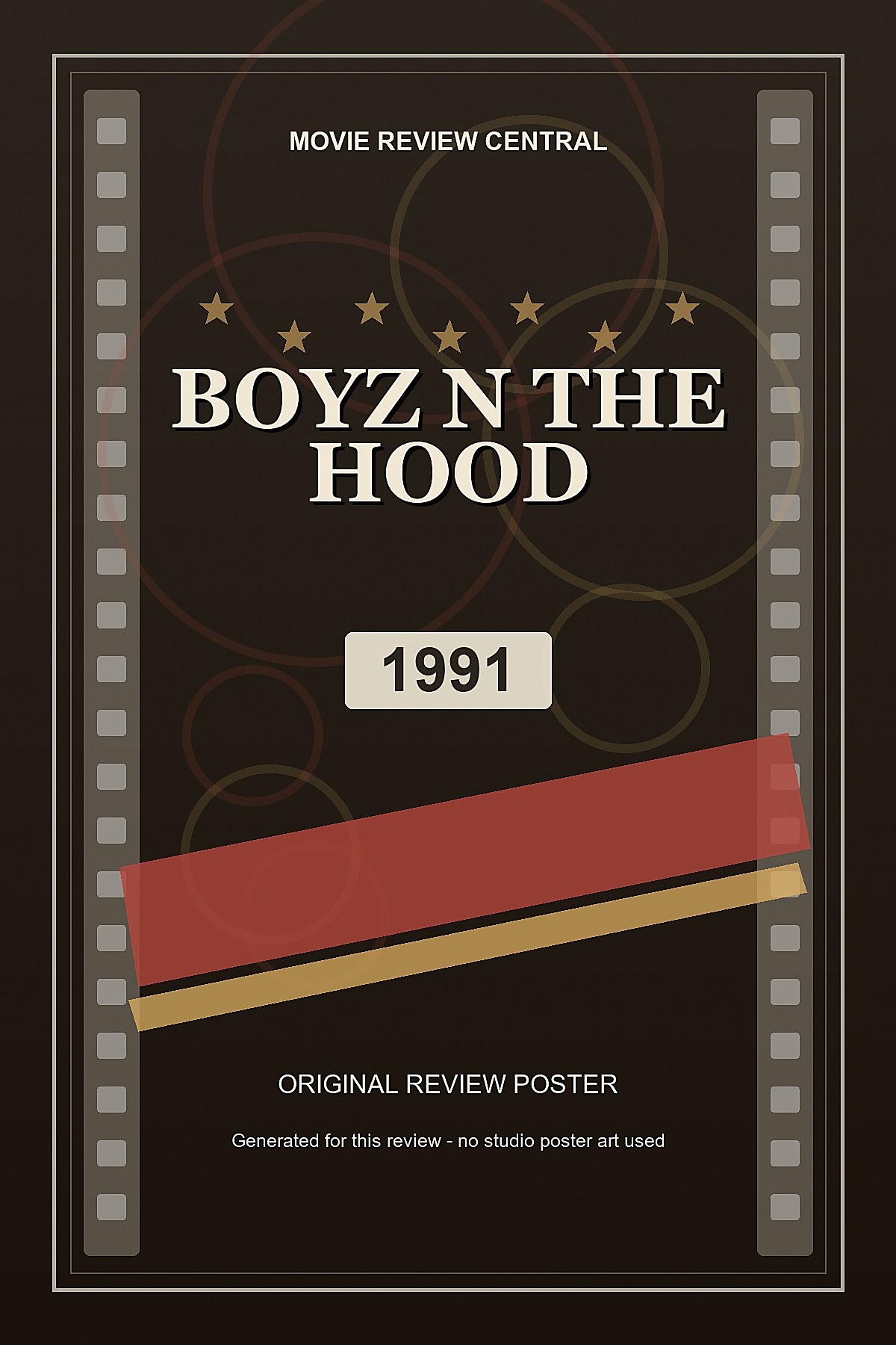 Boyz n the Hood (1991) - original review poster