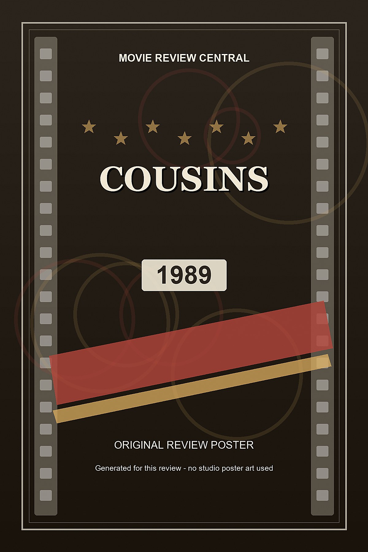 Cousins (1989) - original review poster Cousins (1989) - original review poster