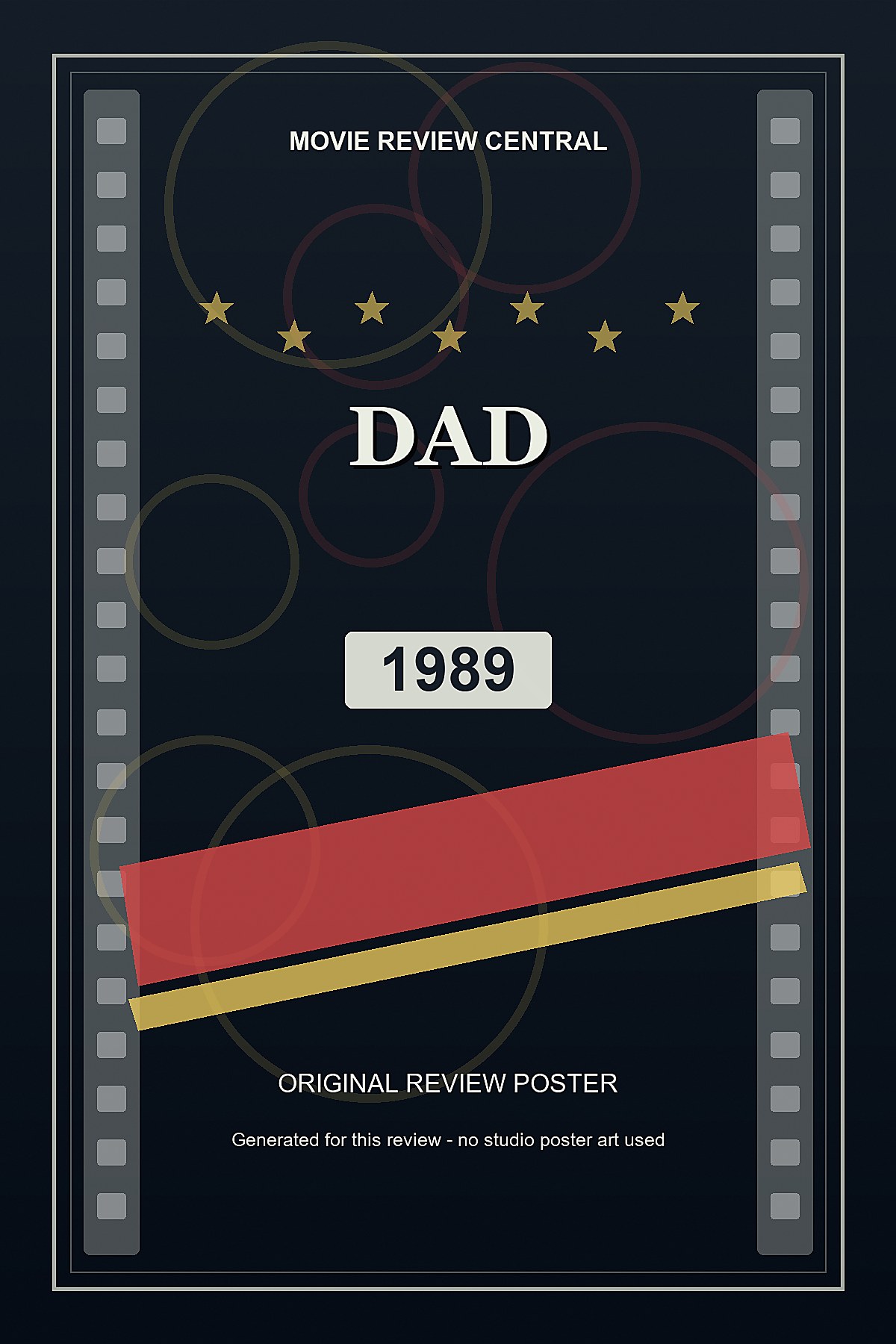 Dad (1989) - original review poster Dad (1989) - original review poster