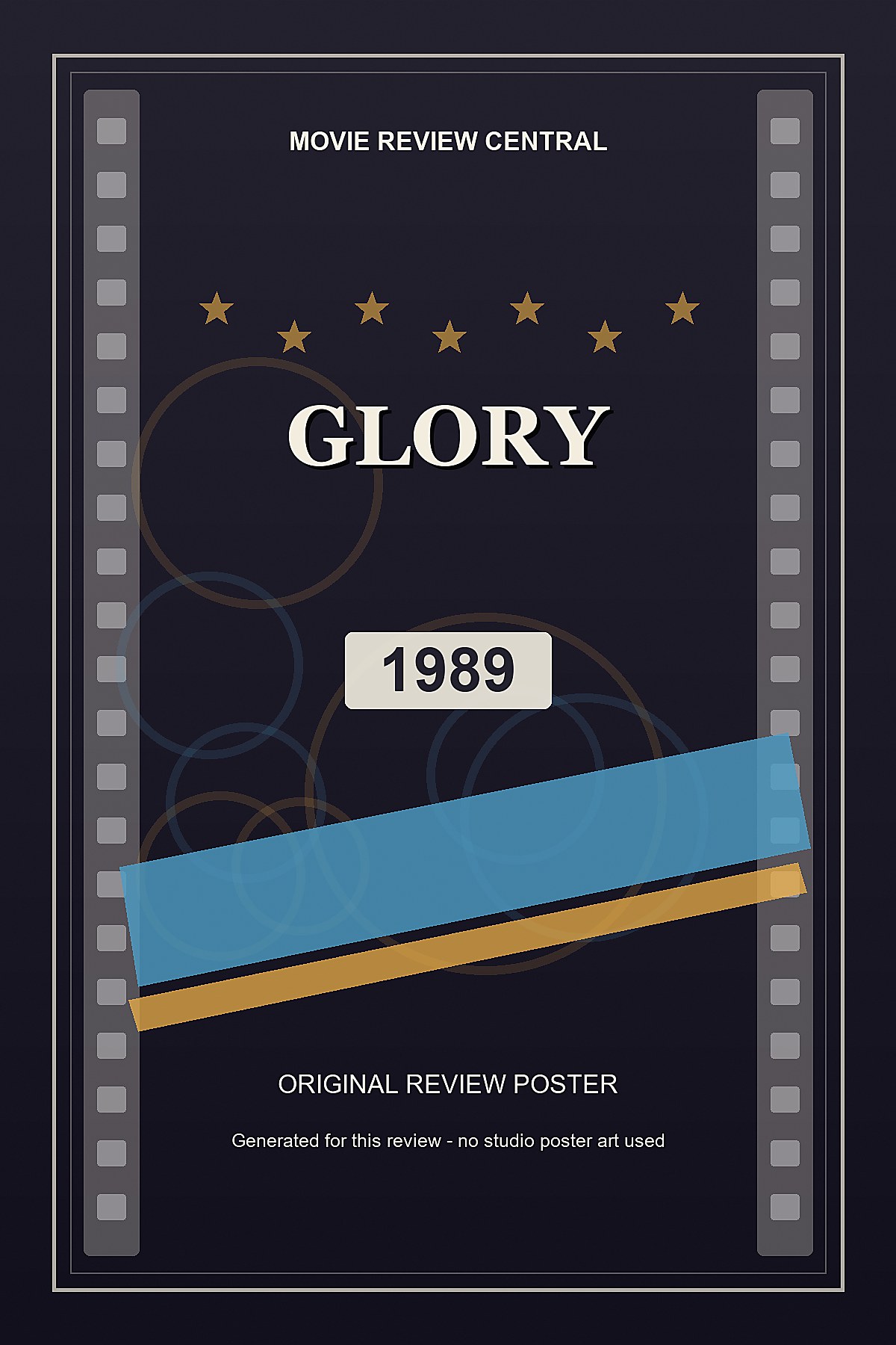 Glory (1989) - original review poster