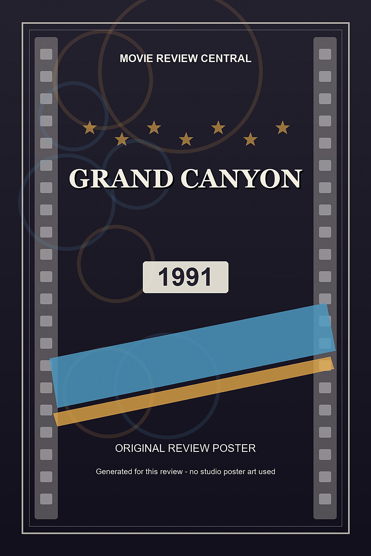 Grand Canyon (1991) - original review poster