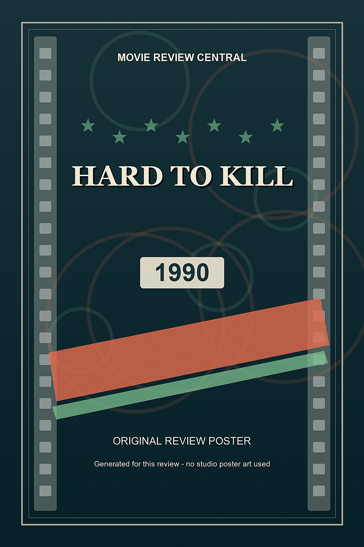 Hard to Kill (1990) - original review poster Hard to Kill (1990) - original review poster