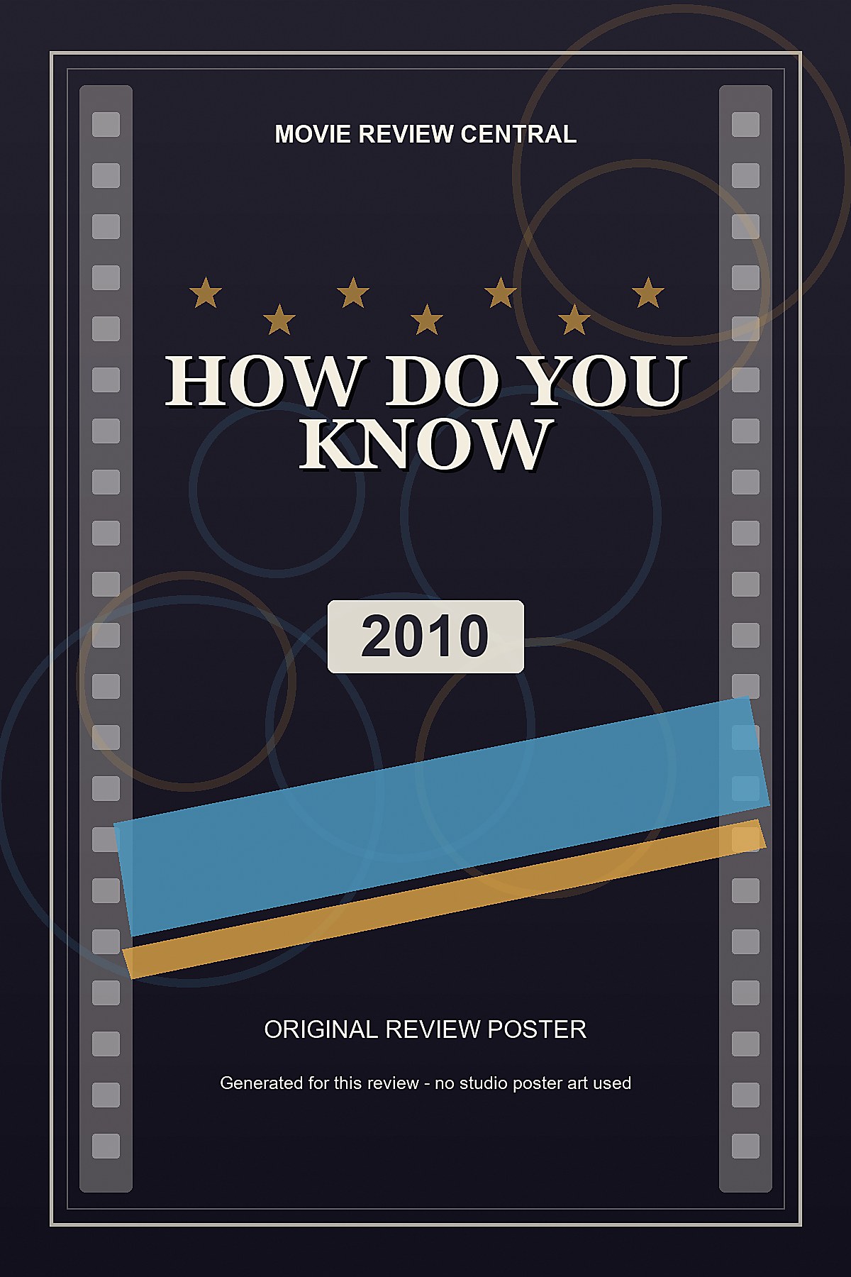 How Do You Know (2010) - original review poster