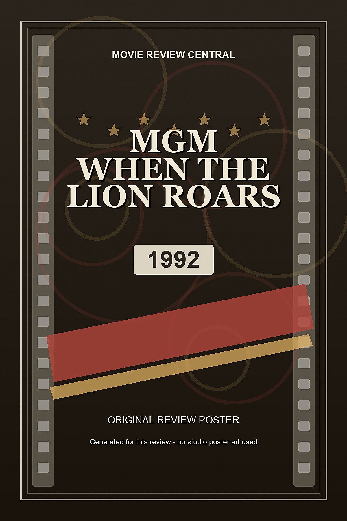 MGM: When the Lion Roars (1992) - original review poster